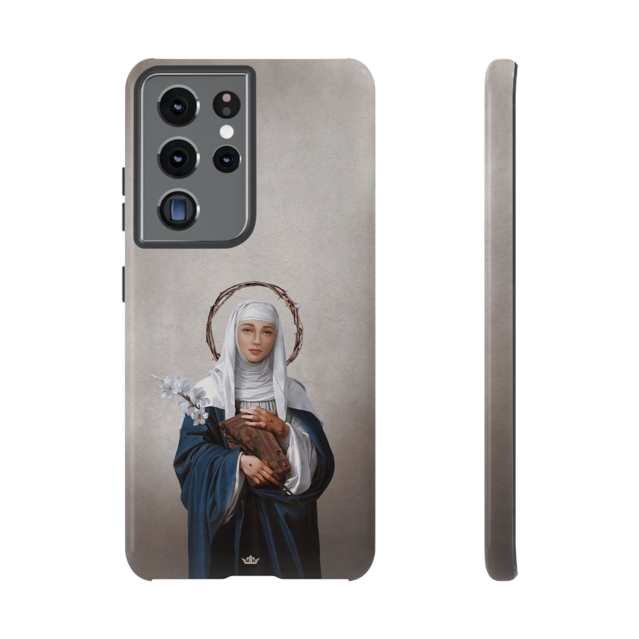 St. Catherine of Siena Hard Phone Case (Light)