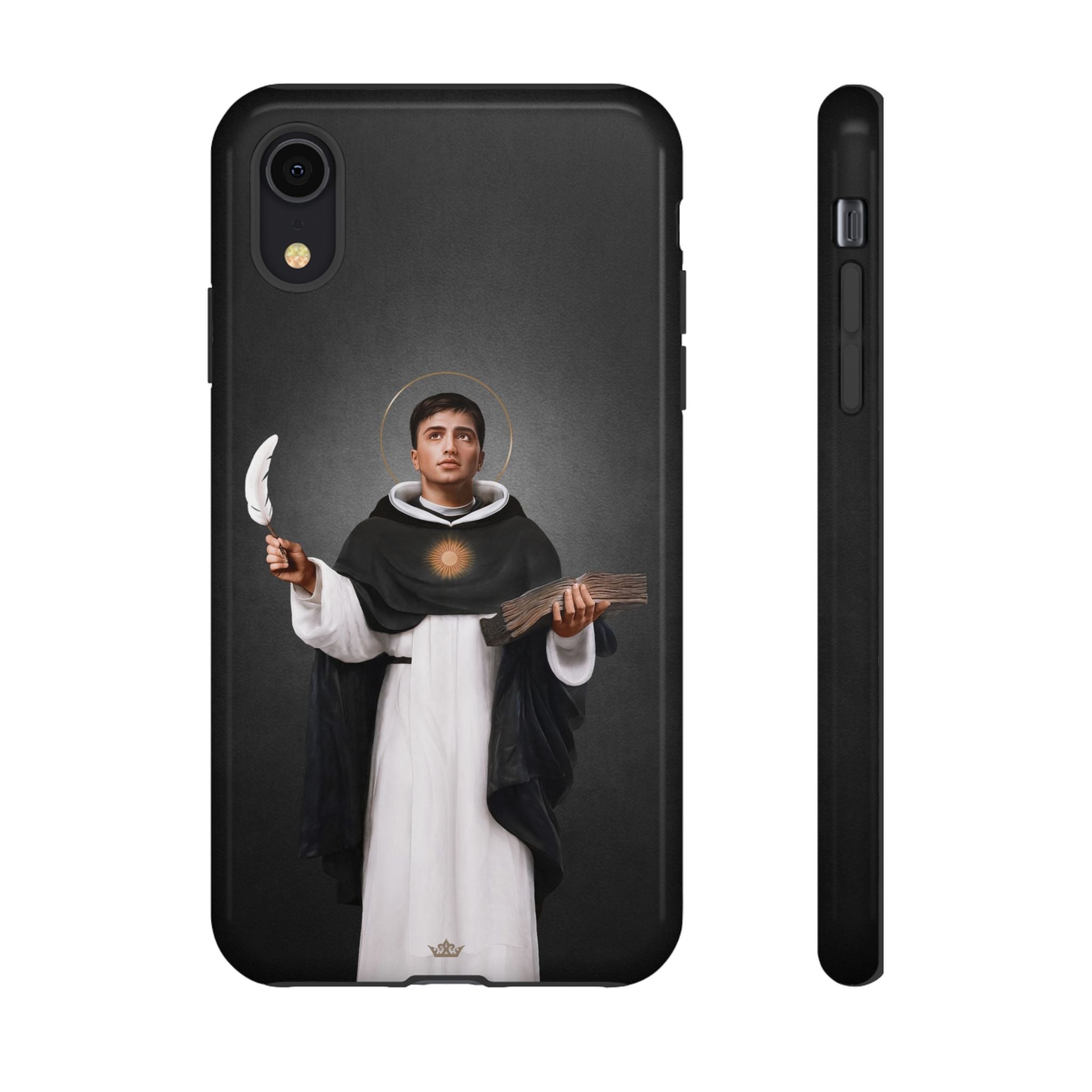 St. Thomas Aquinas Hard Phone Case (Dark)