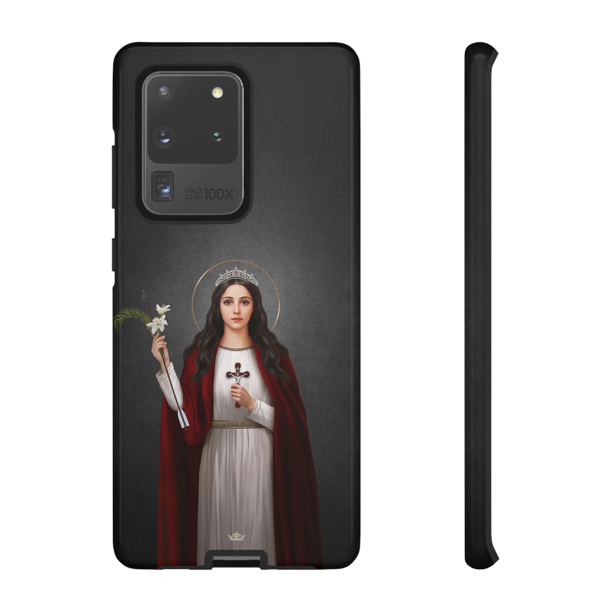 St. Philomena Hard Phone Case (Dark)