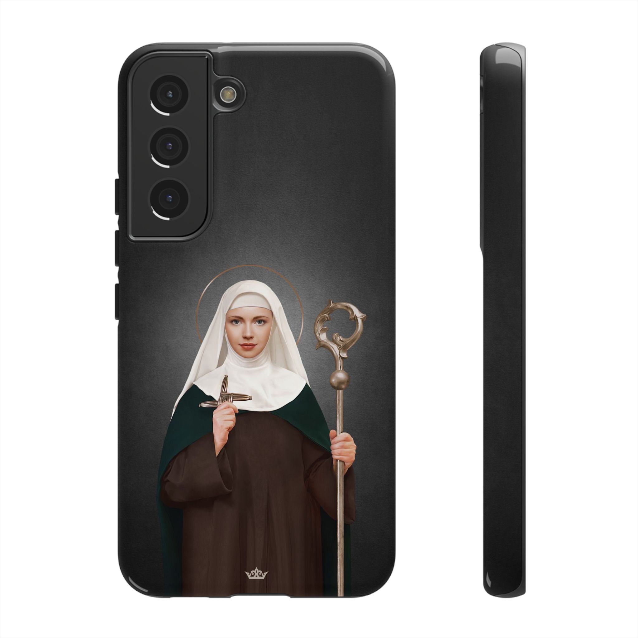 St. Brigid of Ireland Hard Phone Case (Dark)