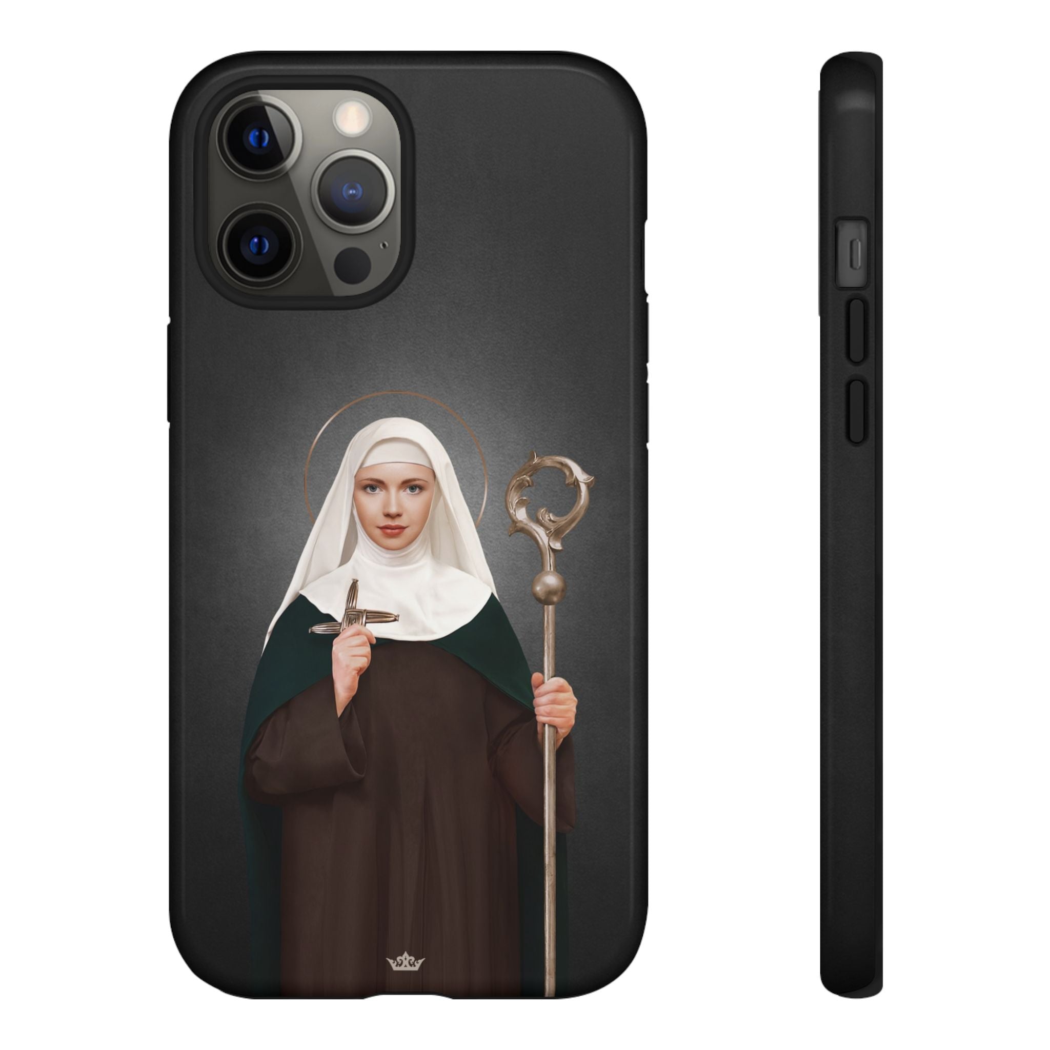 St. Brigid of Ireland Hard Phone Case (Dark)