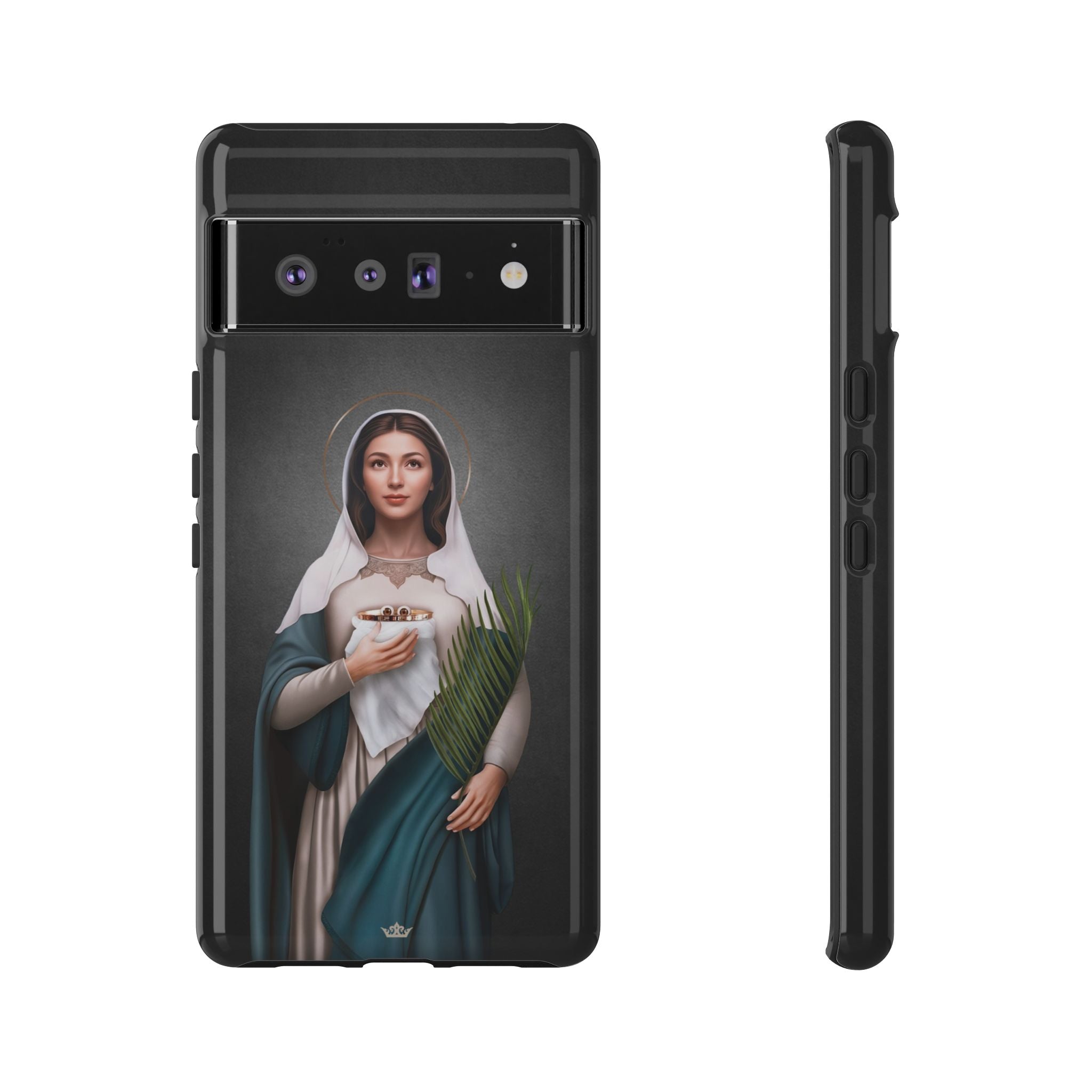 St. Lucy Hard Phone Case (Dark)