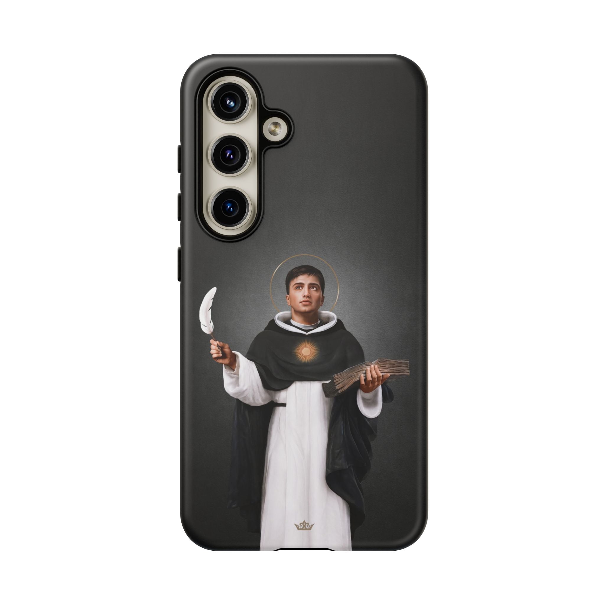 St. Thomas Aquinas Hard Phone Case (Dark)