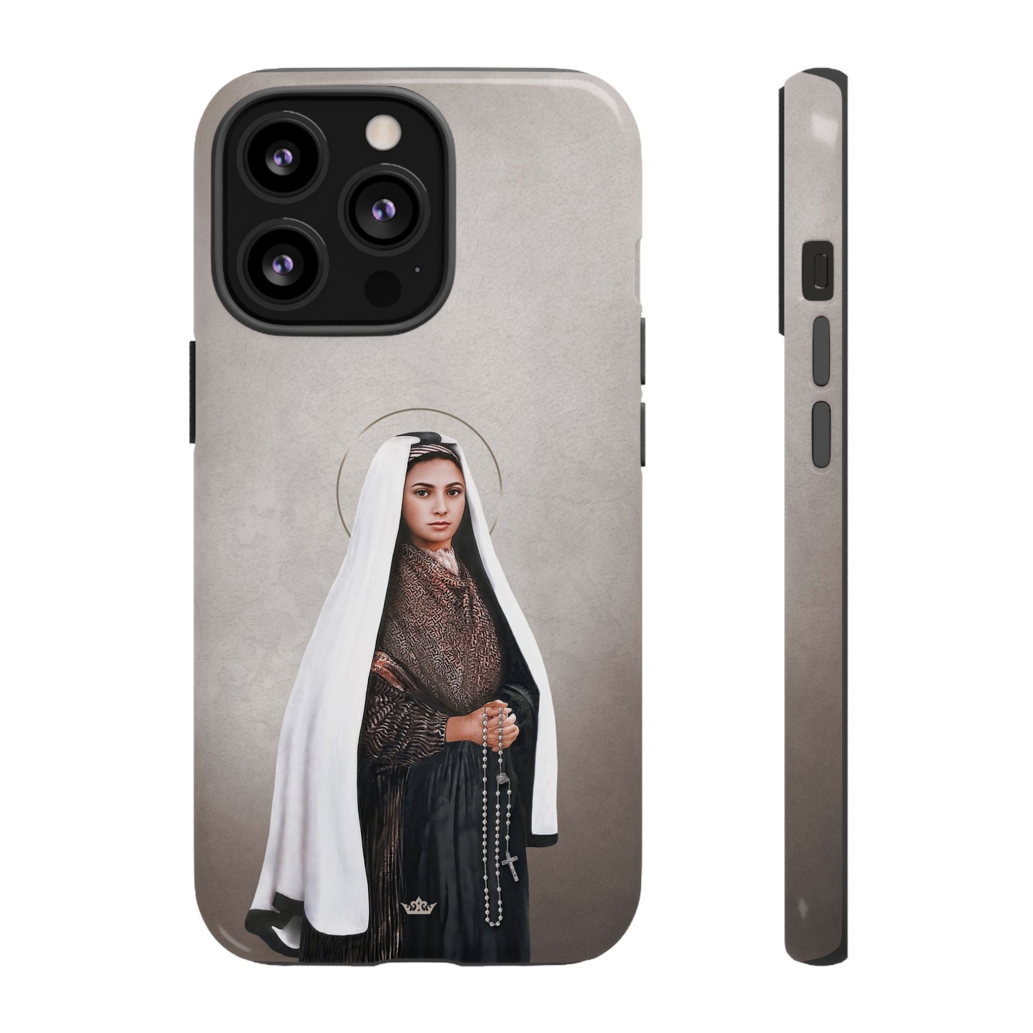 St. Bernadette Hard Phone Case (Light)