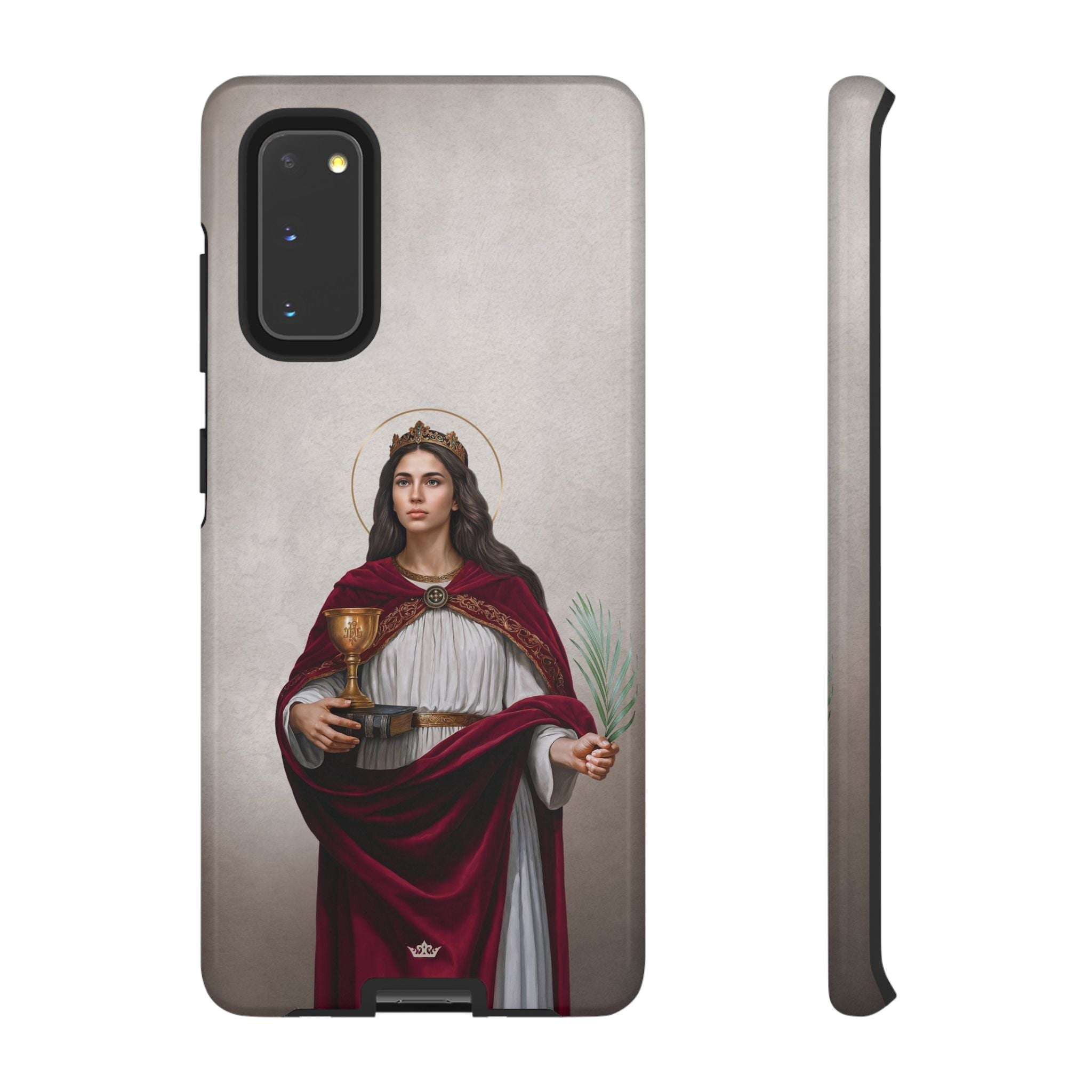 St. Barbara Hard Phone Case (Light)