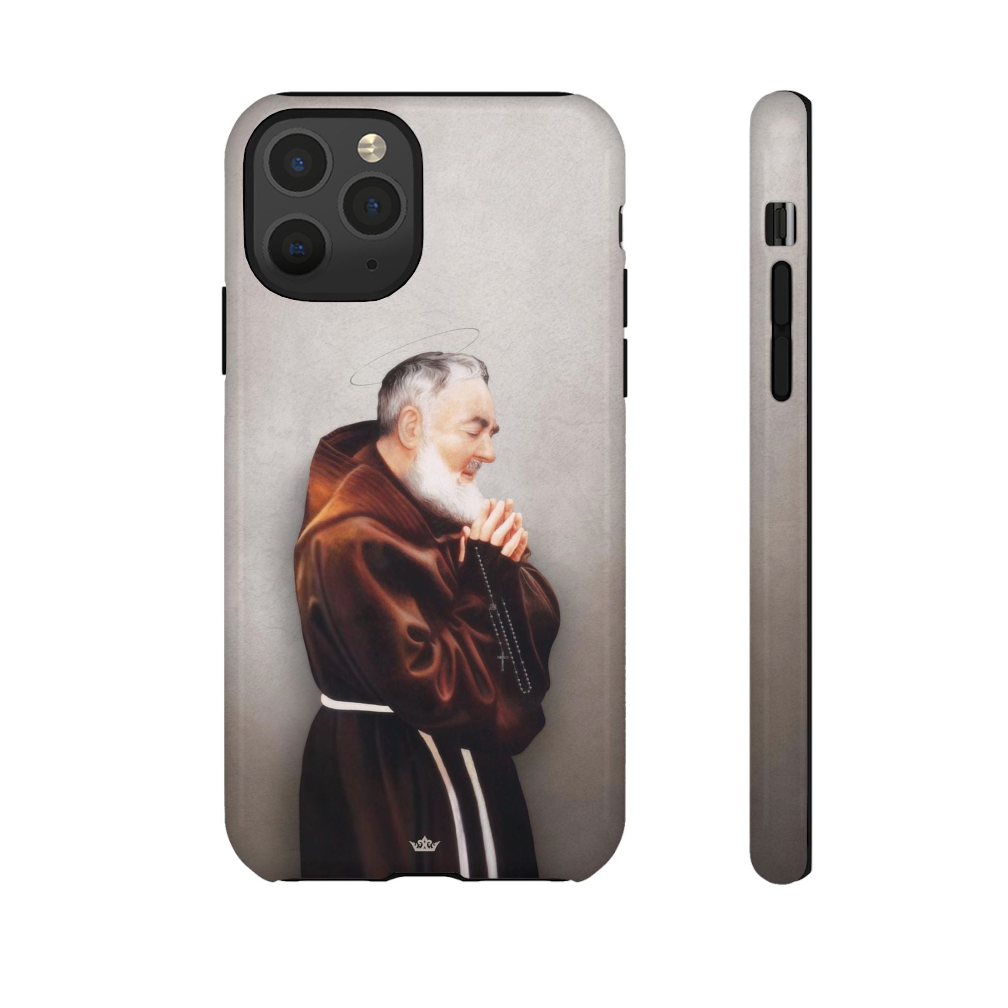 St. Padre Pio Hard Phone Case (Light)