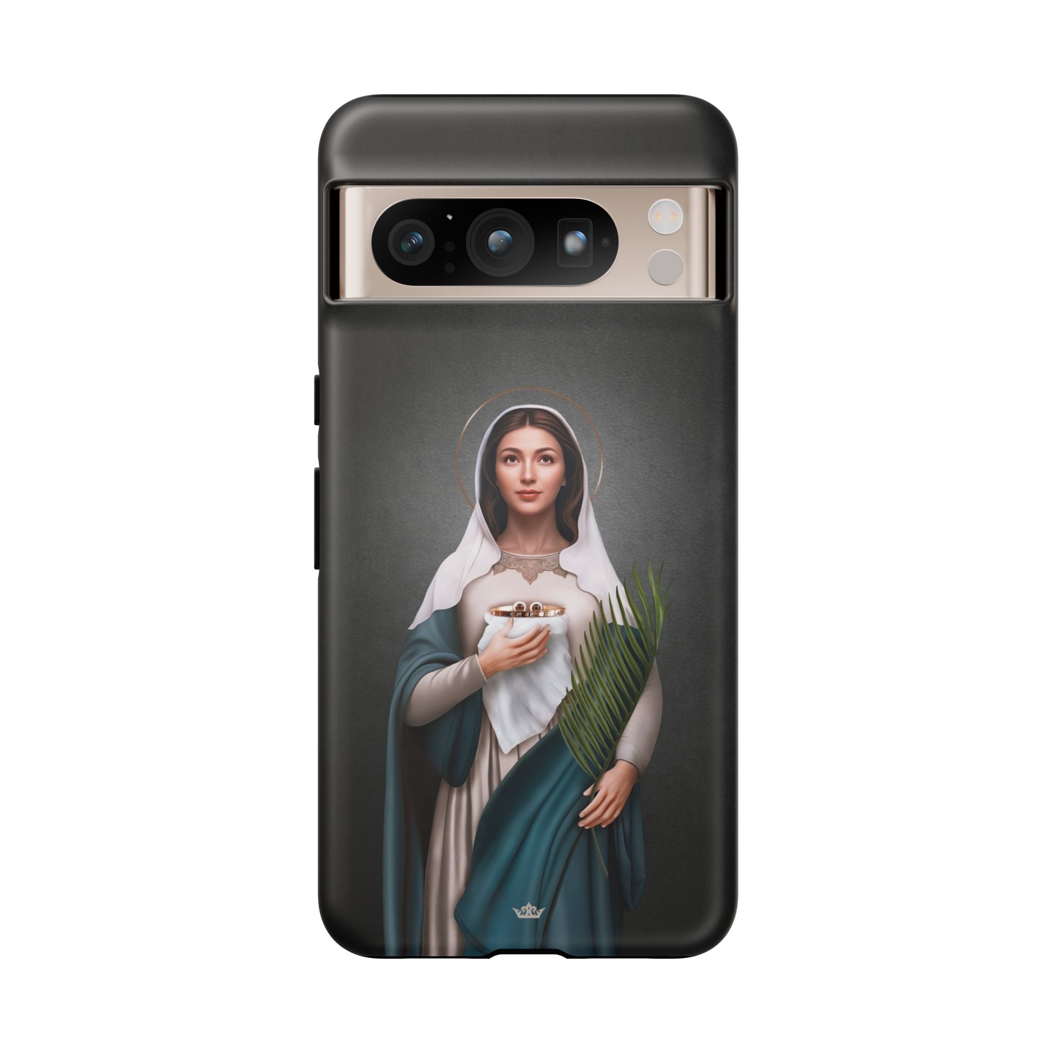 St. Lucy Hard Phone Case (Dark)