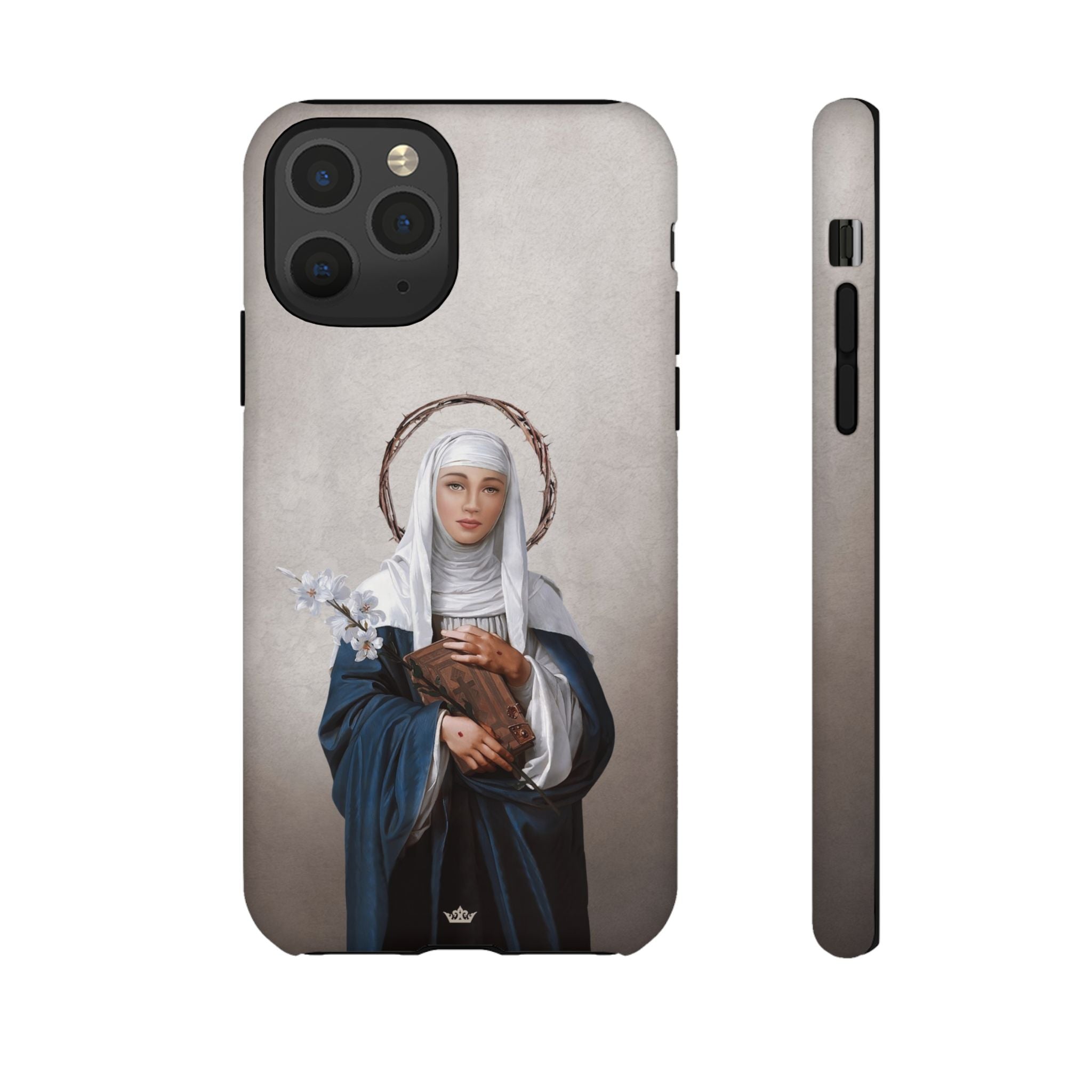 St. Catherine of Siena Hard Phone Case (Light)