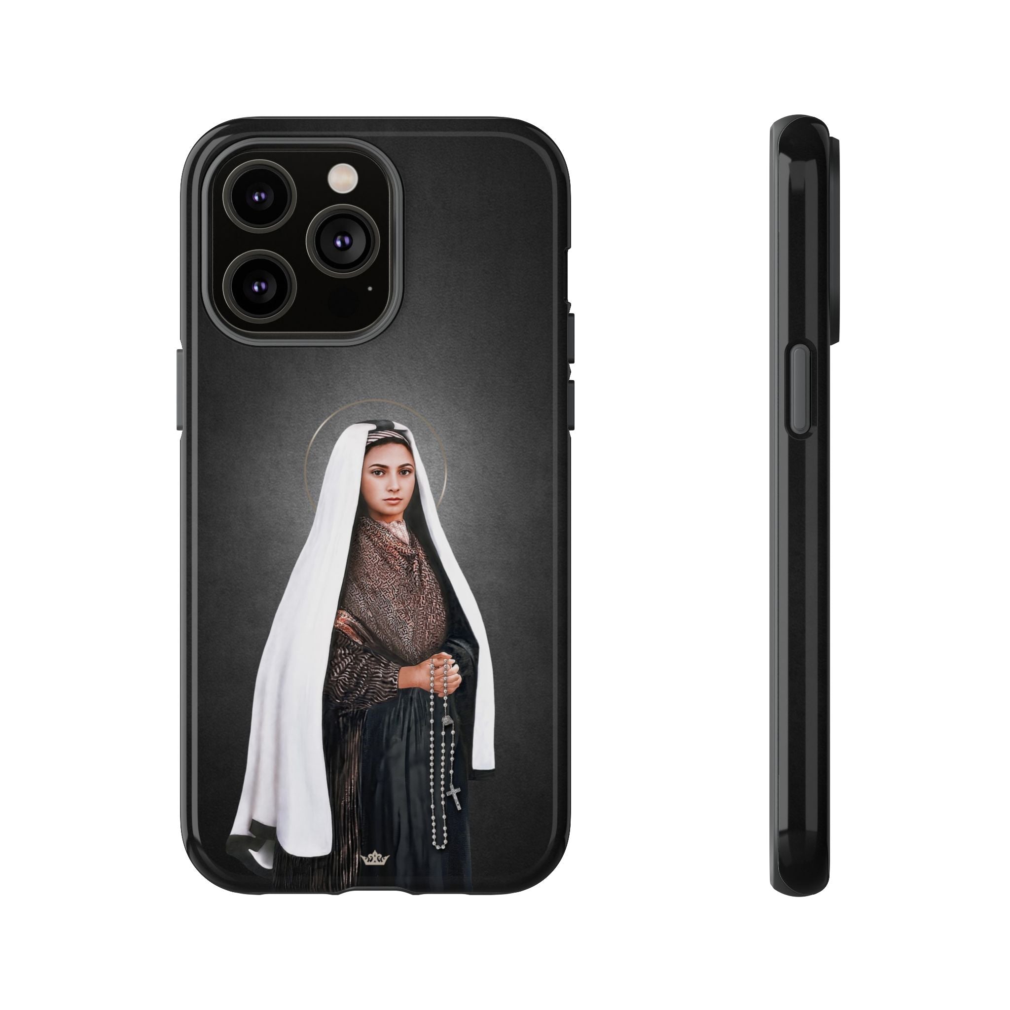 St. Bernadette Hard Phone Case (Dark)