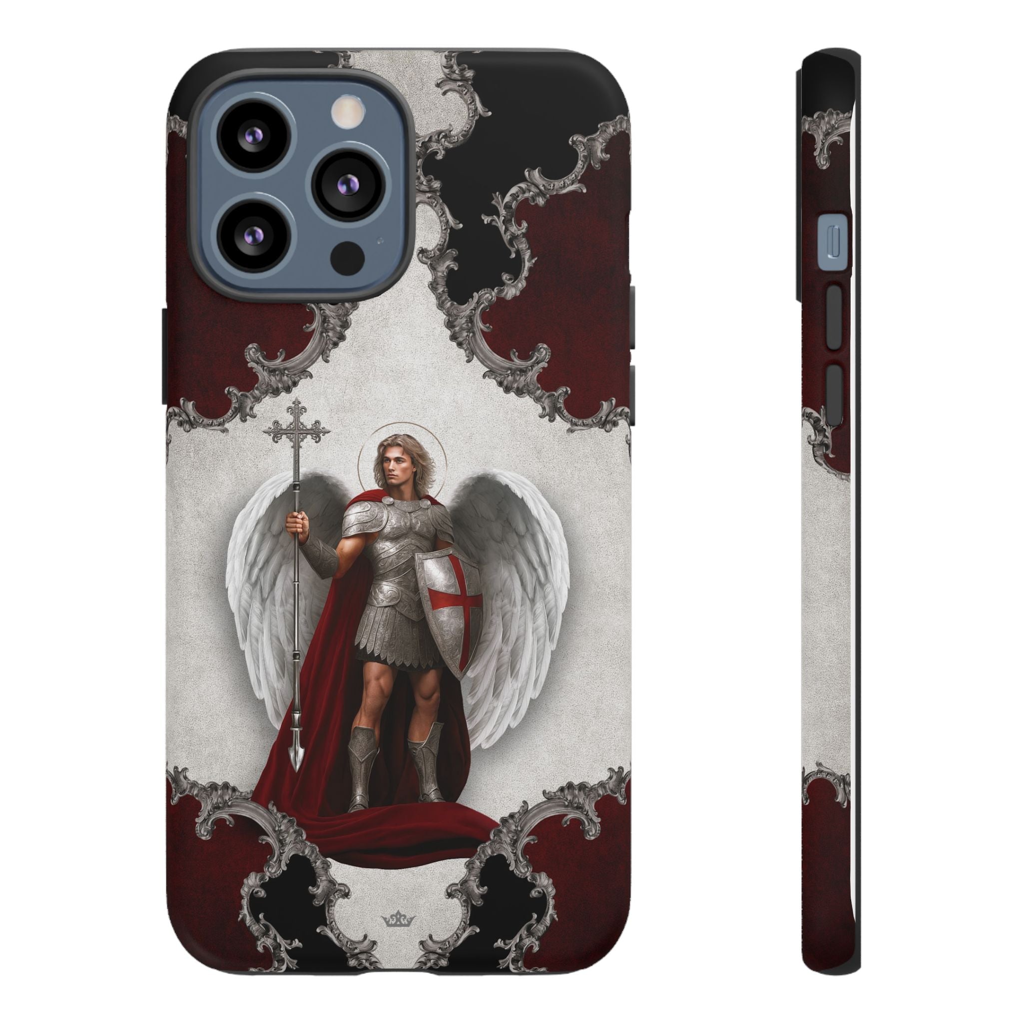 St. Michael the Archangel Victorious Hard Phone Case (Baroque)