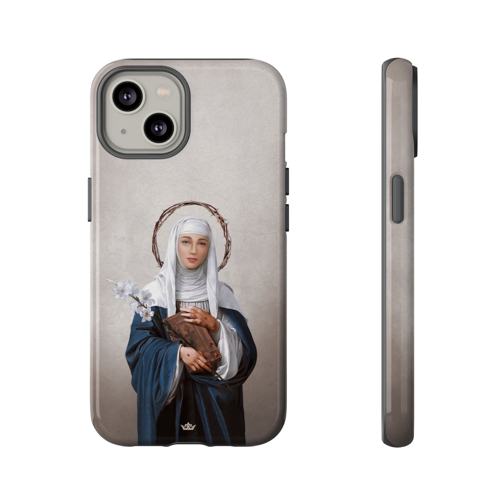 St. Catherine of Siena Hard Phone Case (Light)