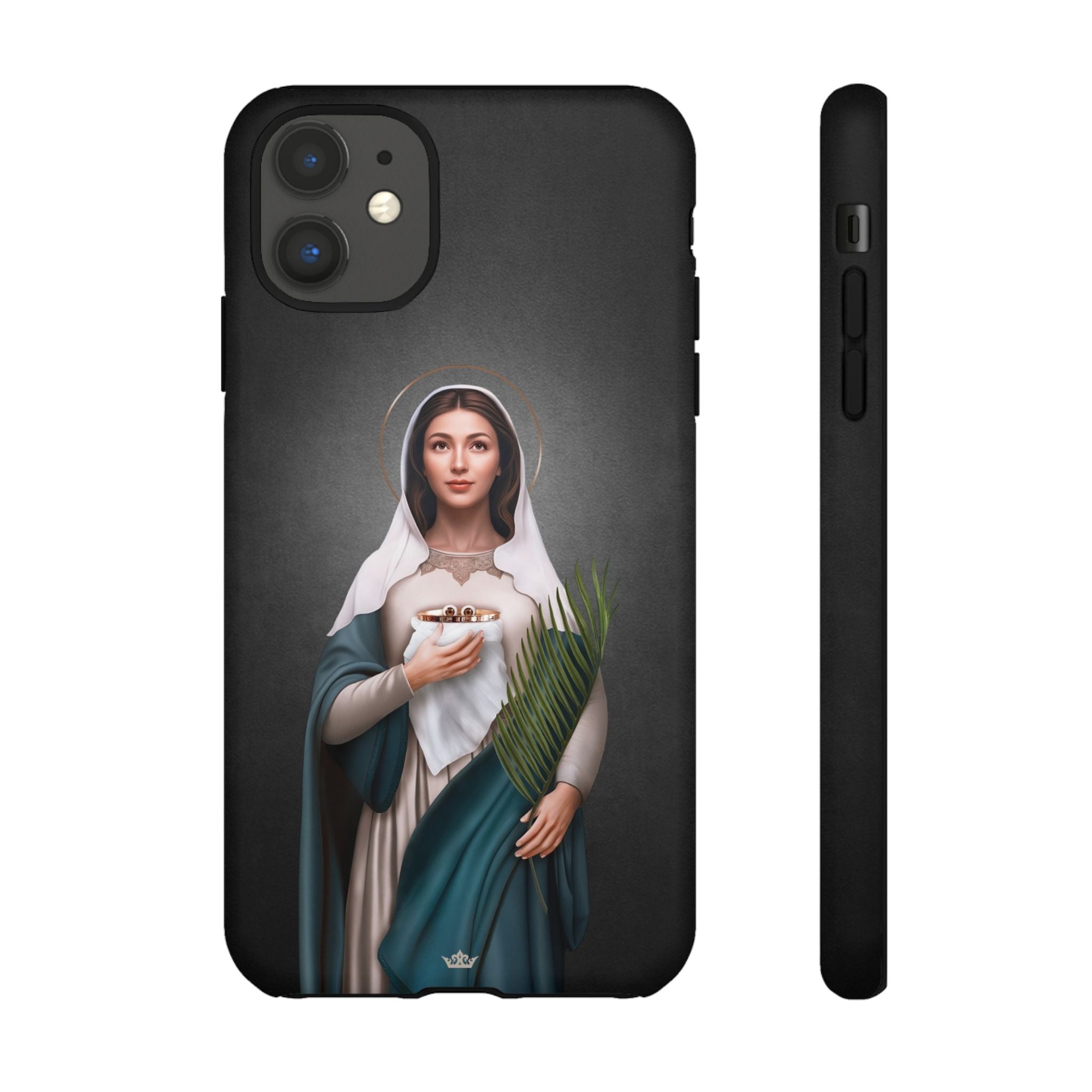 St. Lucy Hard Phone Case (Dark)