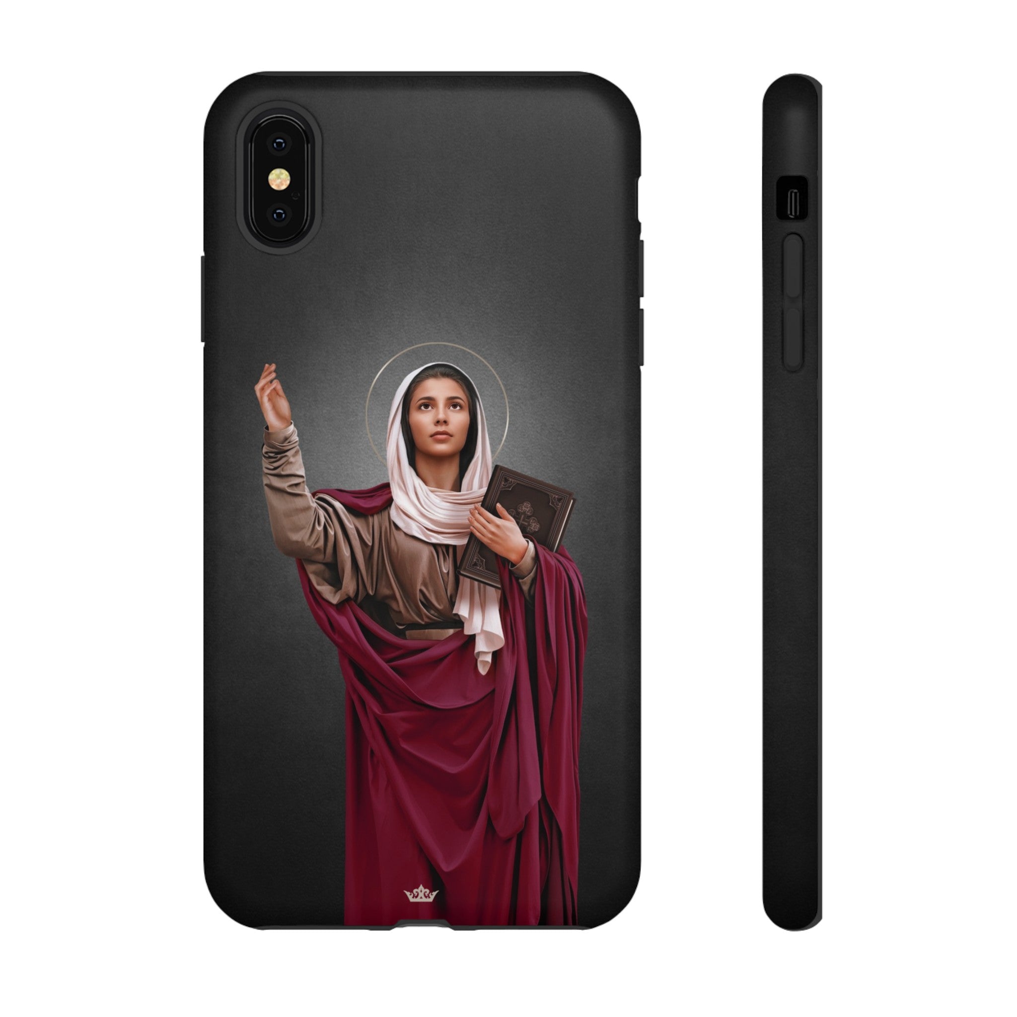 St. Monica Hard Phone Case (Dark)