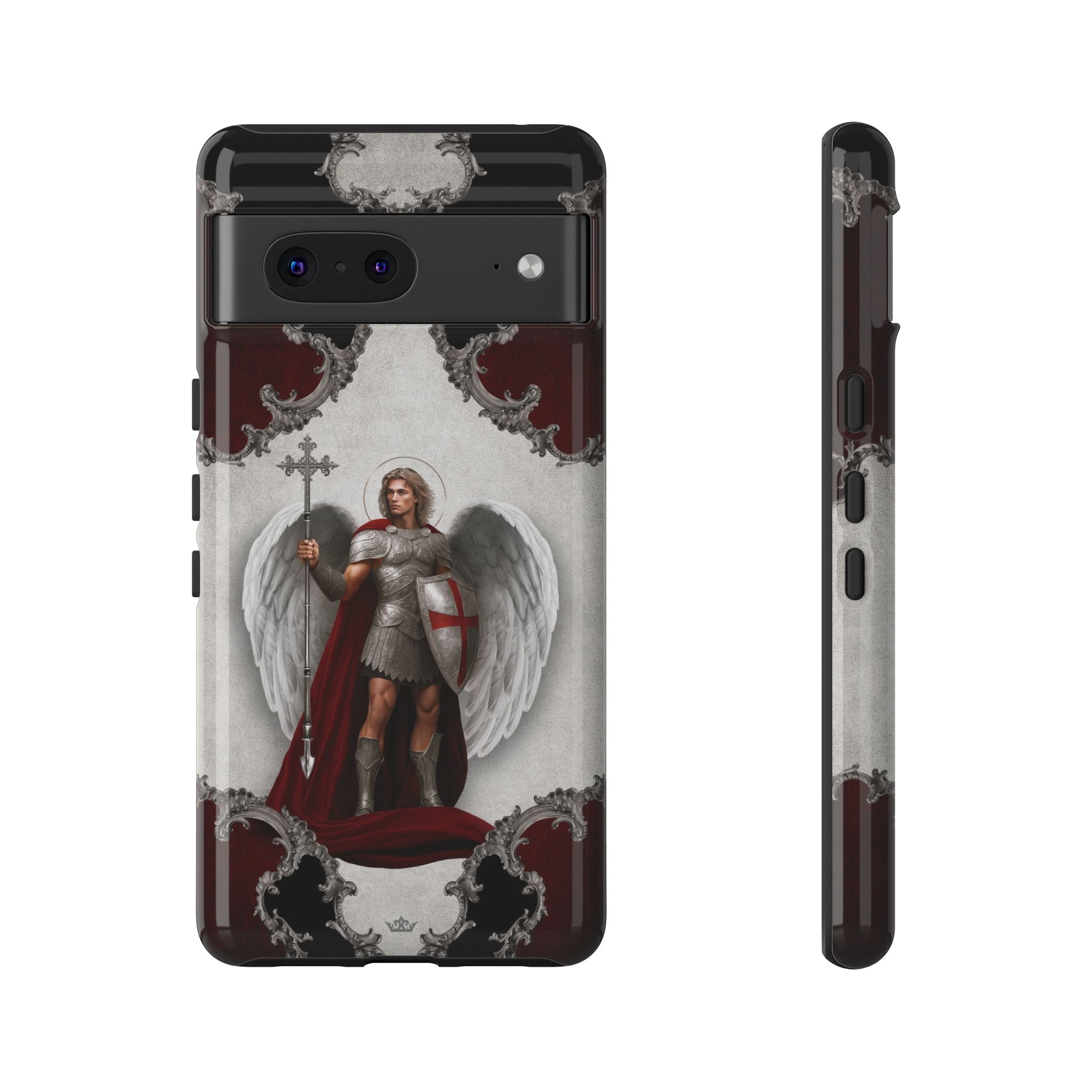 St. Michael the Archangel Victorious Hard Phone Case (Baroque)