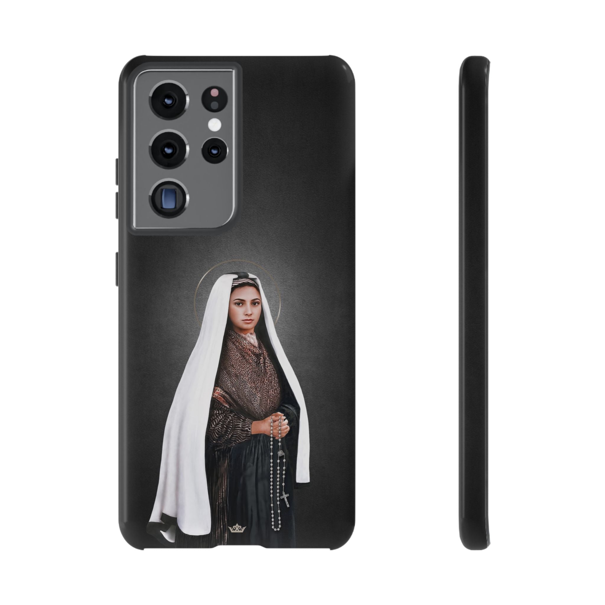 St. Bernadette Hard Phone Case (Dark)