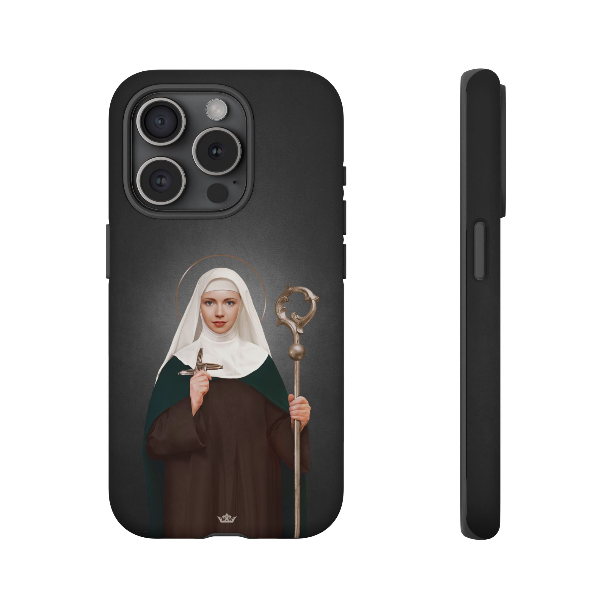 St. Brigid of Ireland Hard Phone Case (Dark)