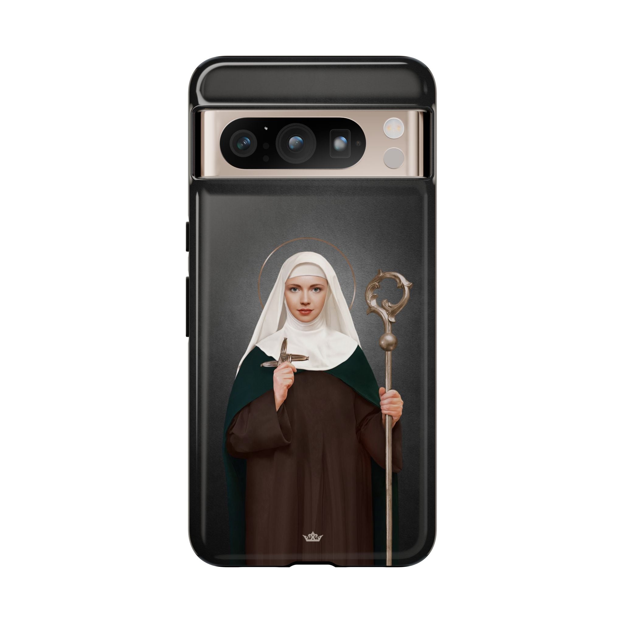 St. Brigid of Ireland Hard Phone Case (Dark)