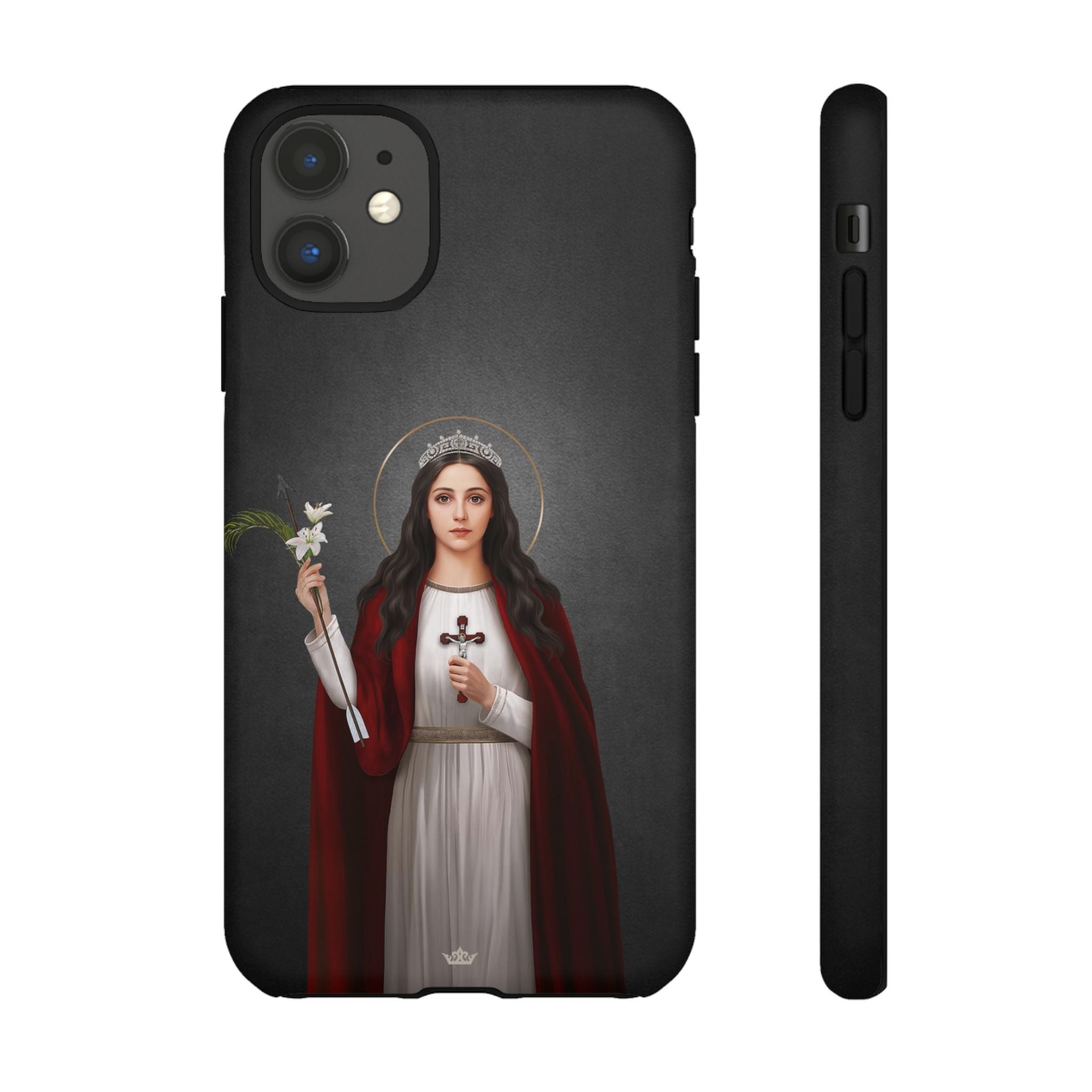 St. Philomena Hard Phone Case (Dark)