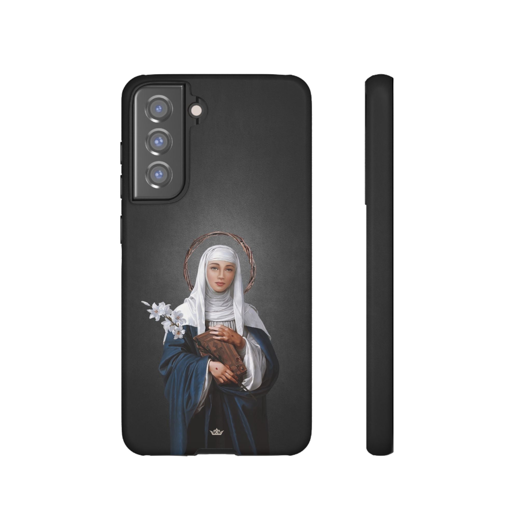 St. Catherine of Siena Hard Phone Case (Dark)