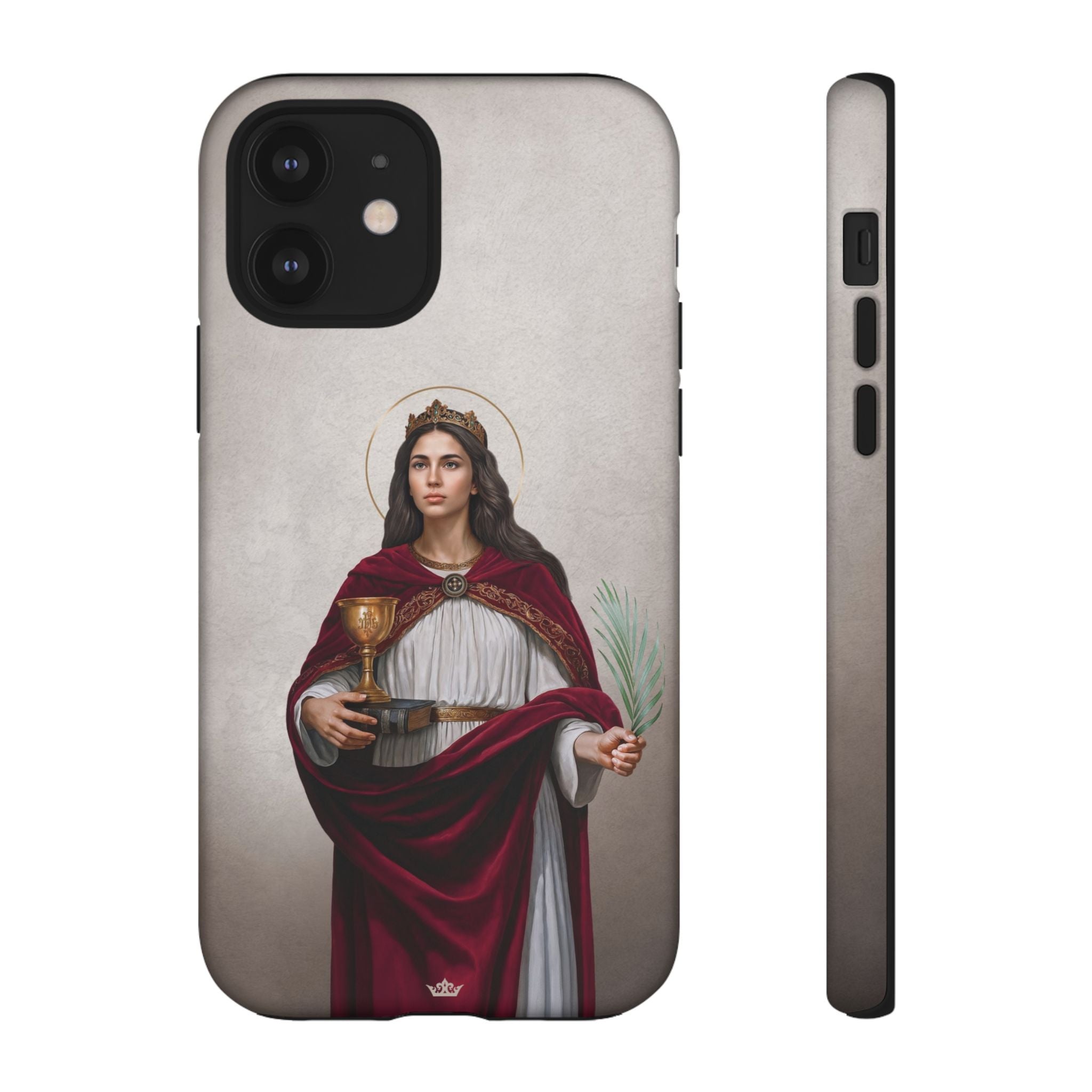 St. Barbara Hard Phone Case (Light)