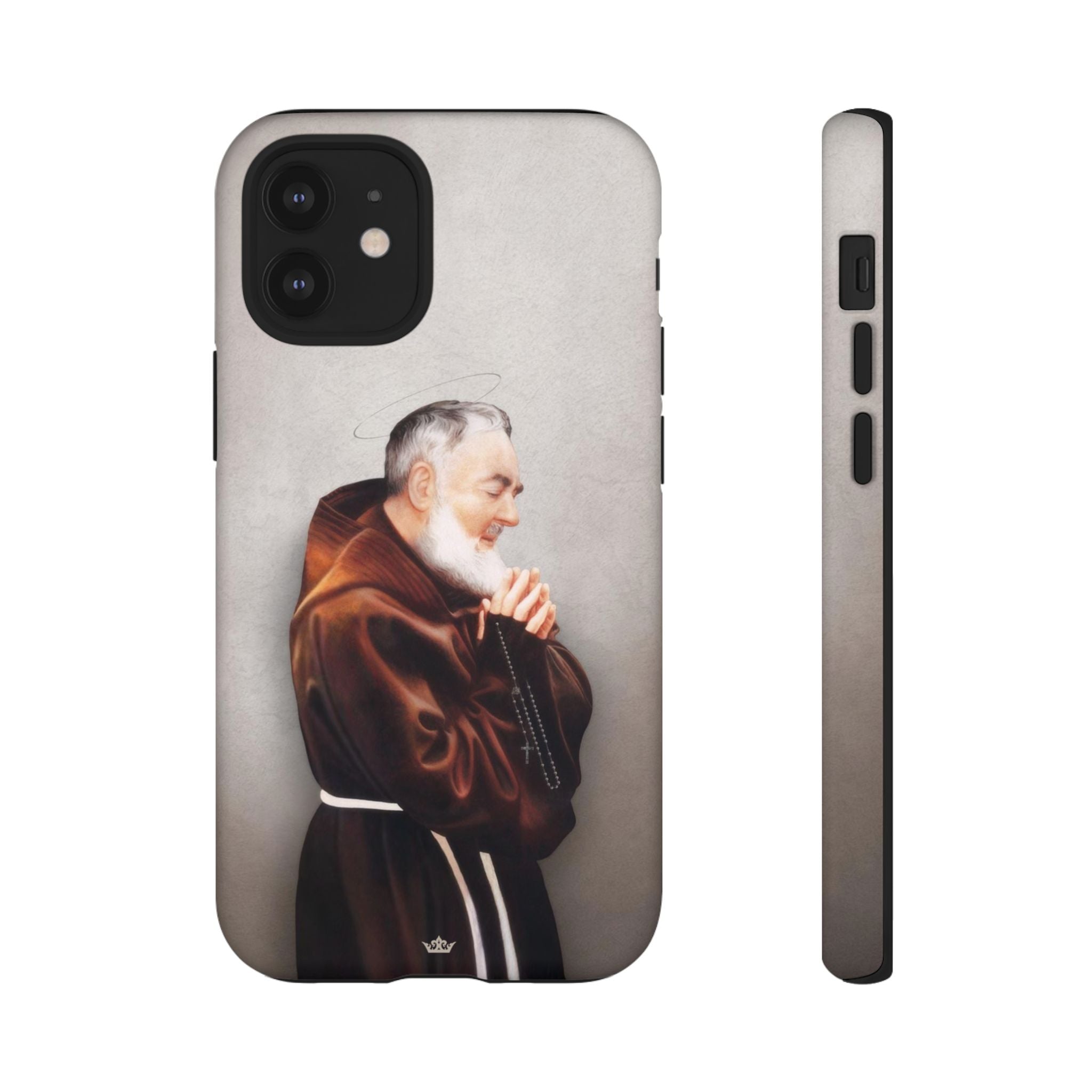 St. Padre Pio Hard Phone Case (Light)