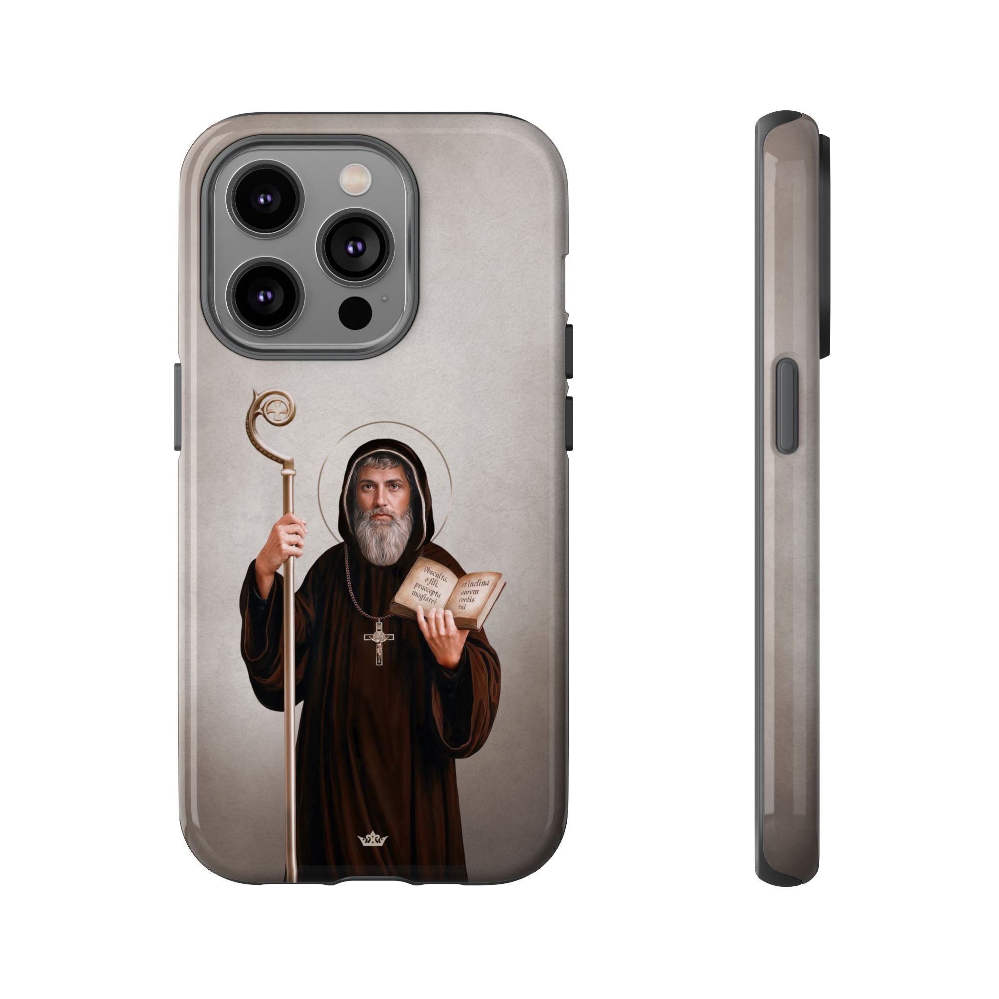 St. Benedict Hard Phone Case (Light)