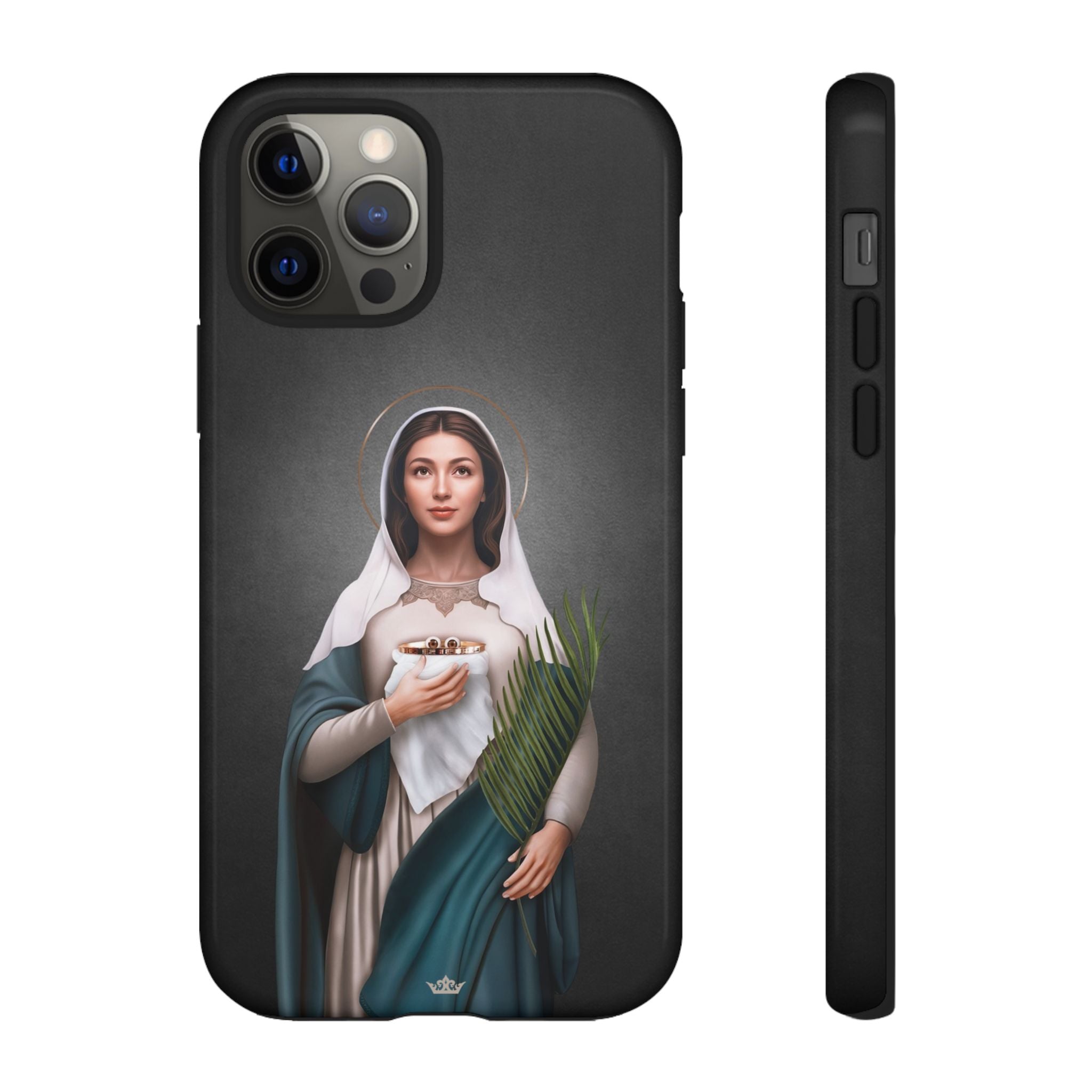 St. Lucy Hard Phone Case (Dark)