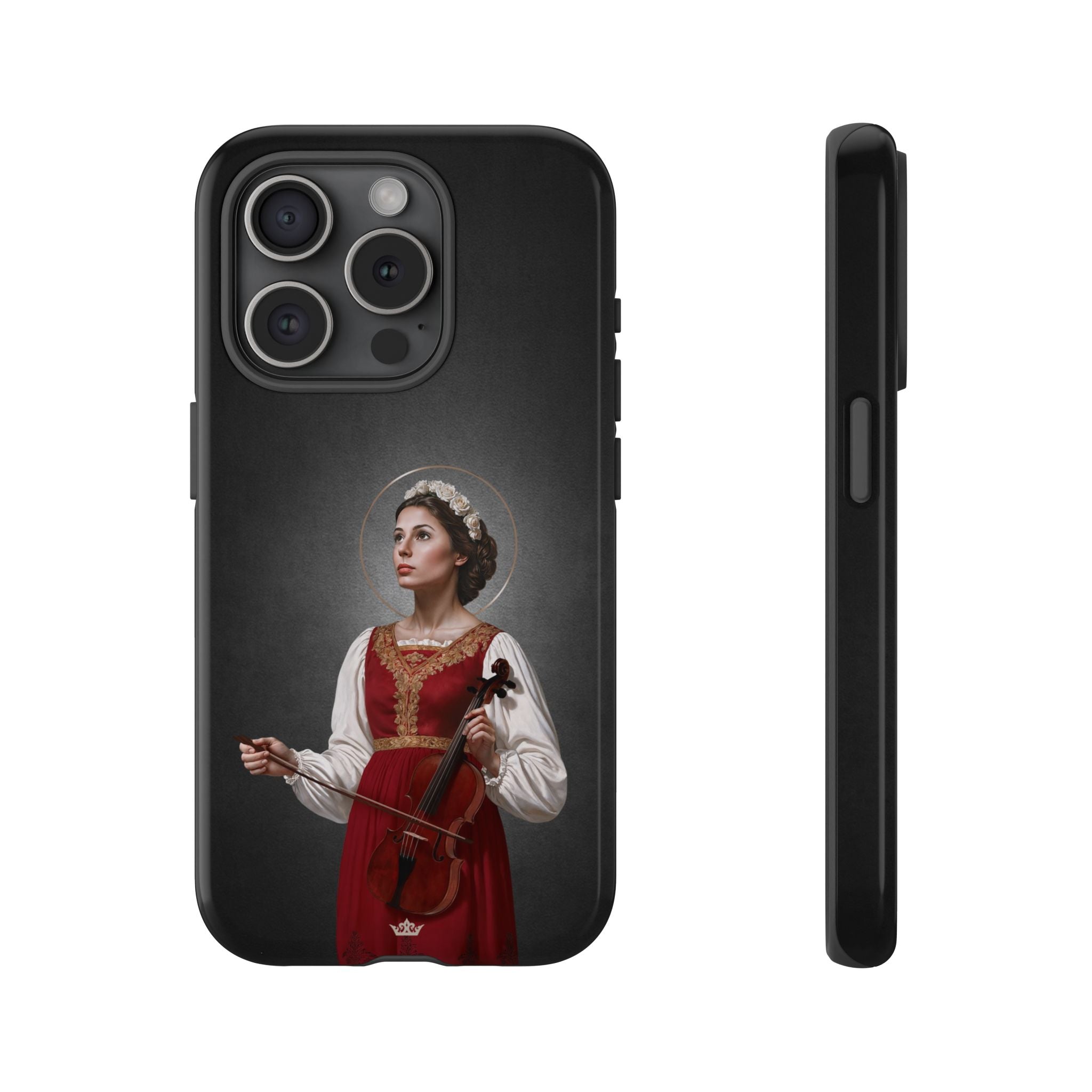 St. Cecilia Hard Phone Case (Dark)