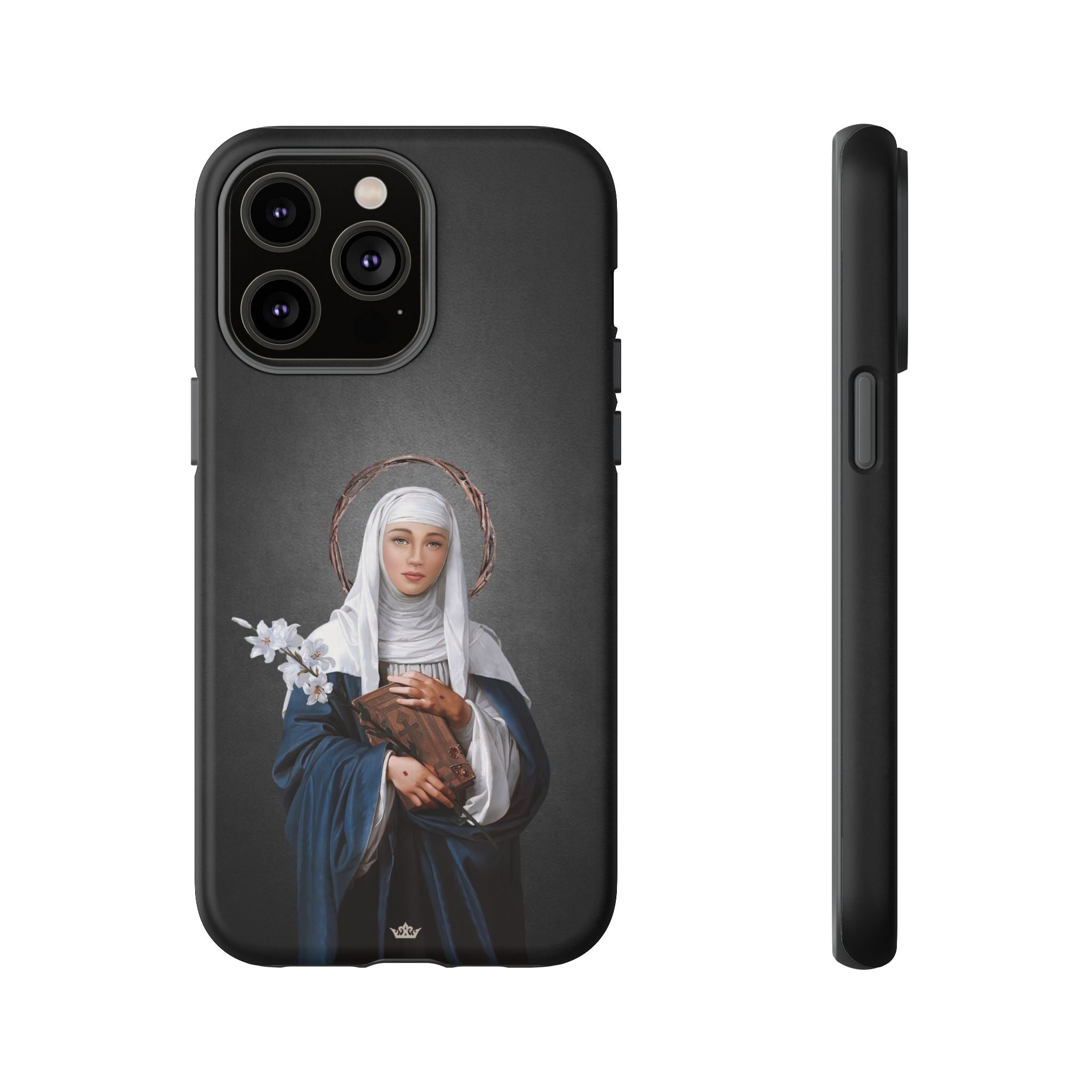 St. Catherine of Siena Hard Phone Case (Dark)