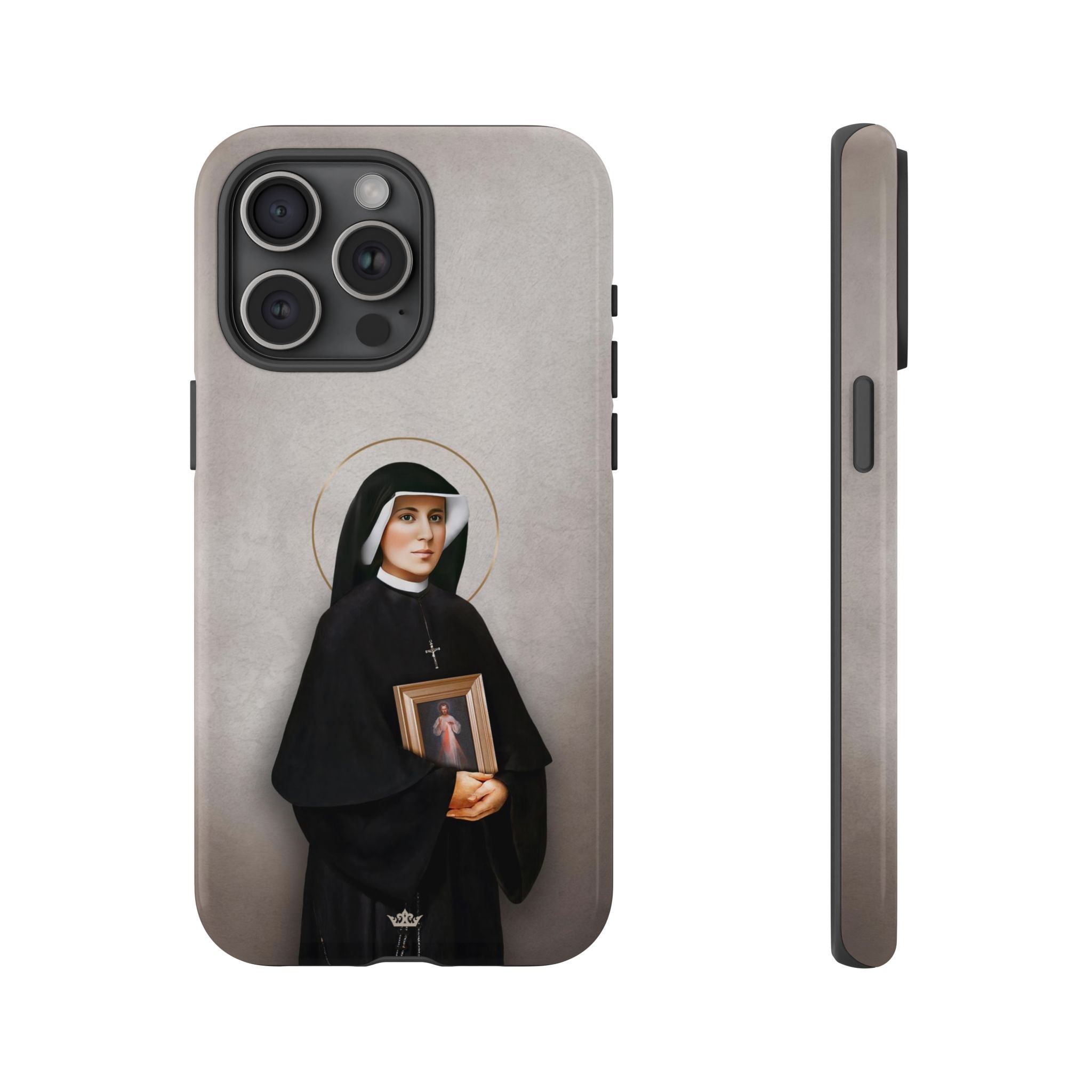 St. Faustina Hard Phone Case (Light)