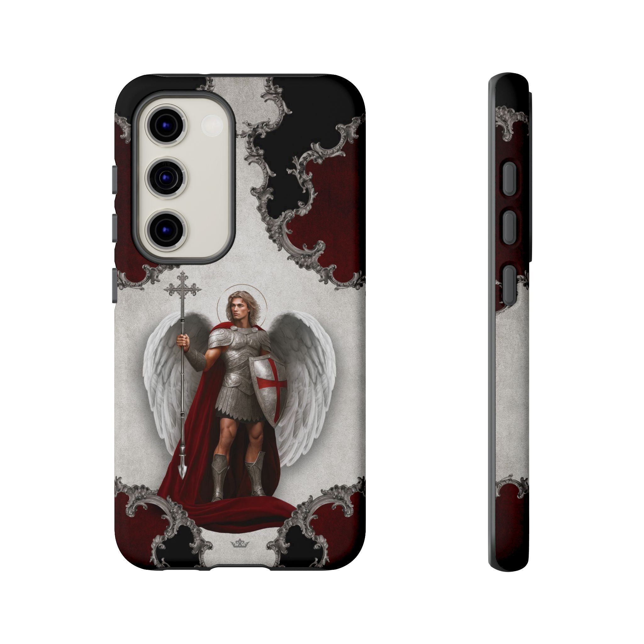 St. Michael the Archangel Victorious Hard Phone Case (Baroque)