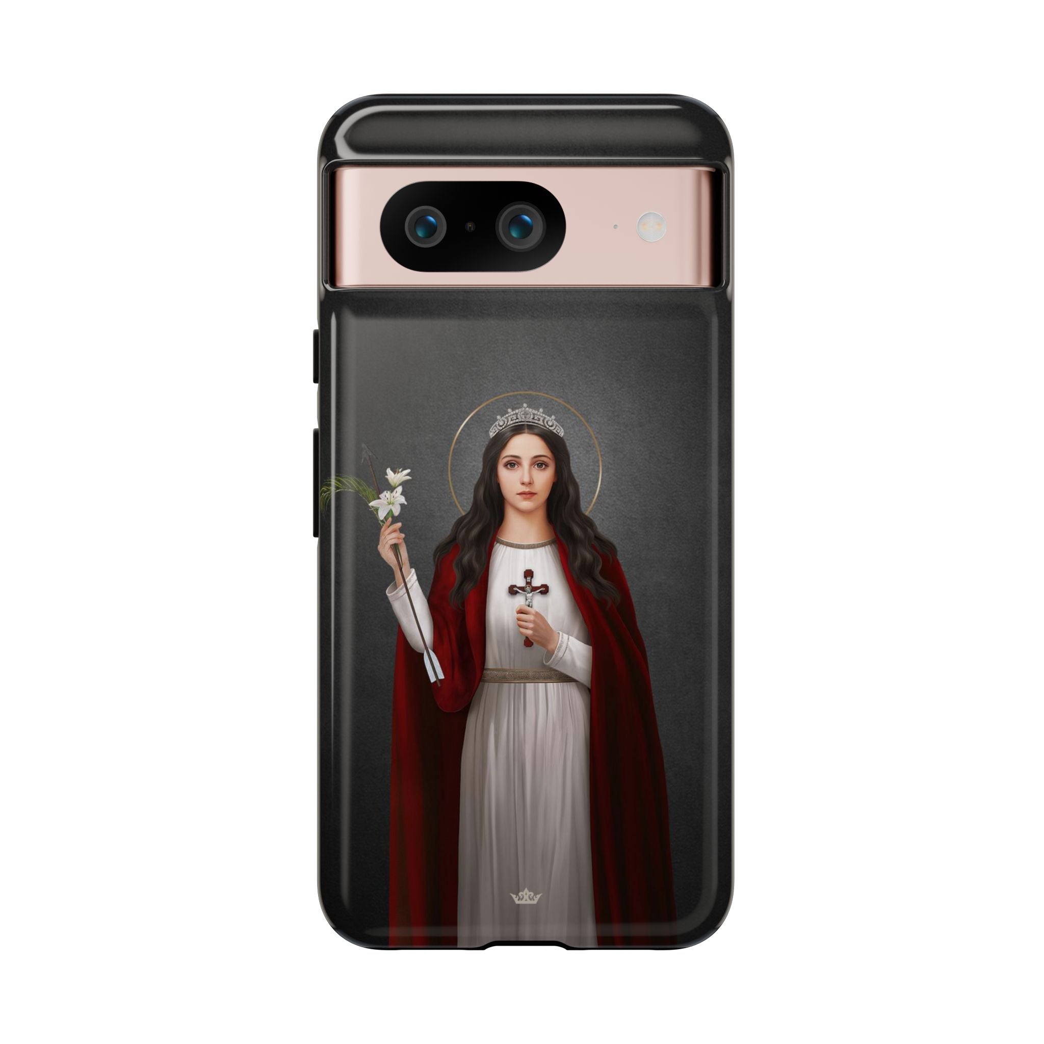 St. Philomena Hard Phone Case (Dark)