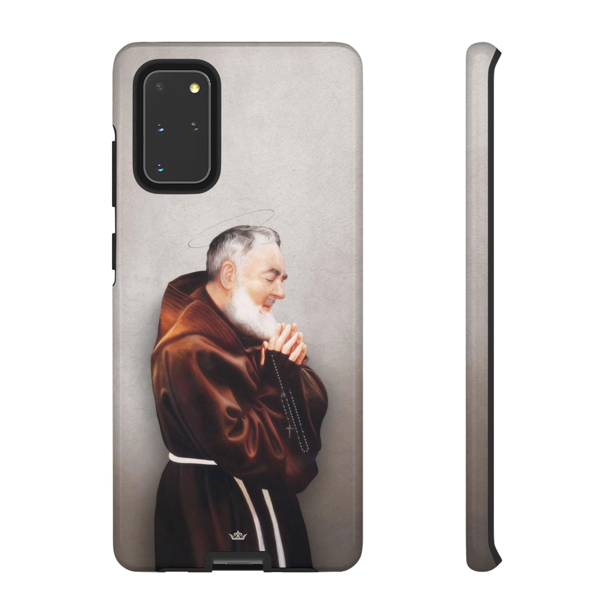 St. Padre Pio Hard Phone Case (Light)