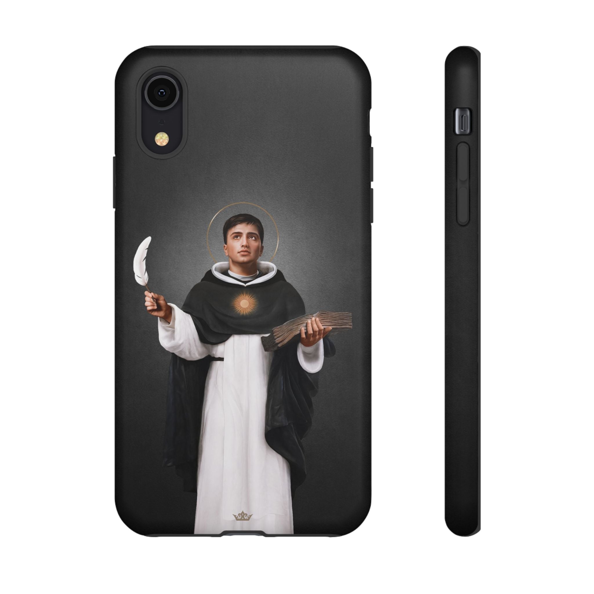 St. Thomas Aquinas Hard Phone Case (Dark)