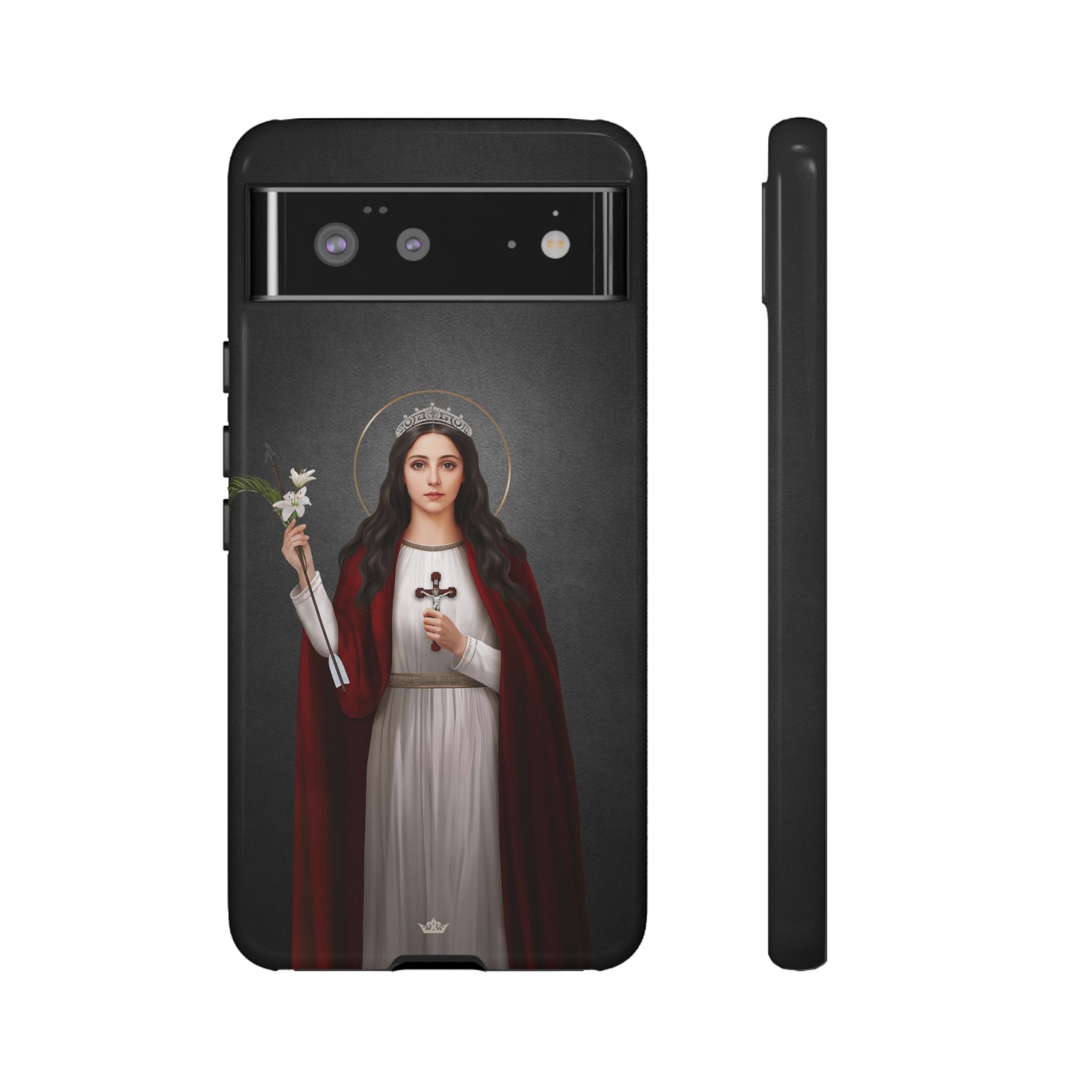 St. Philomena Hard Phone Case (Dark)