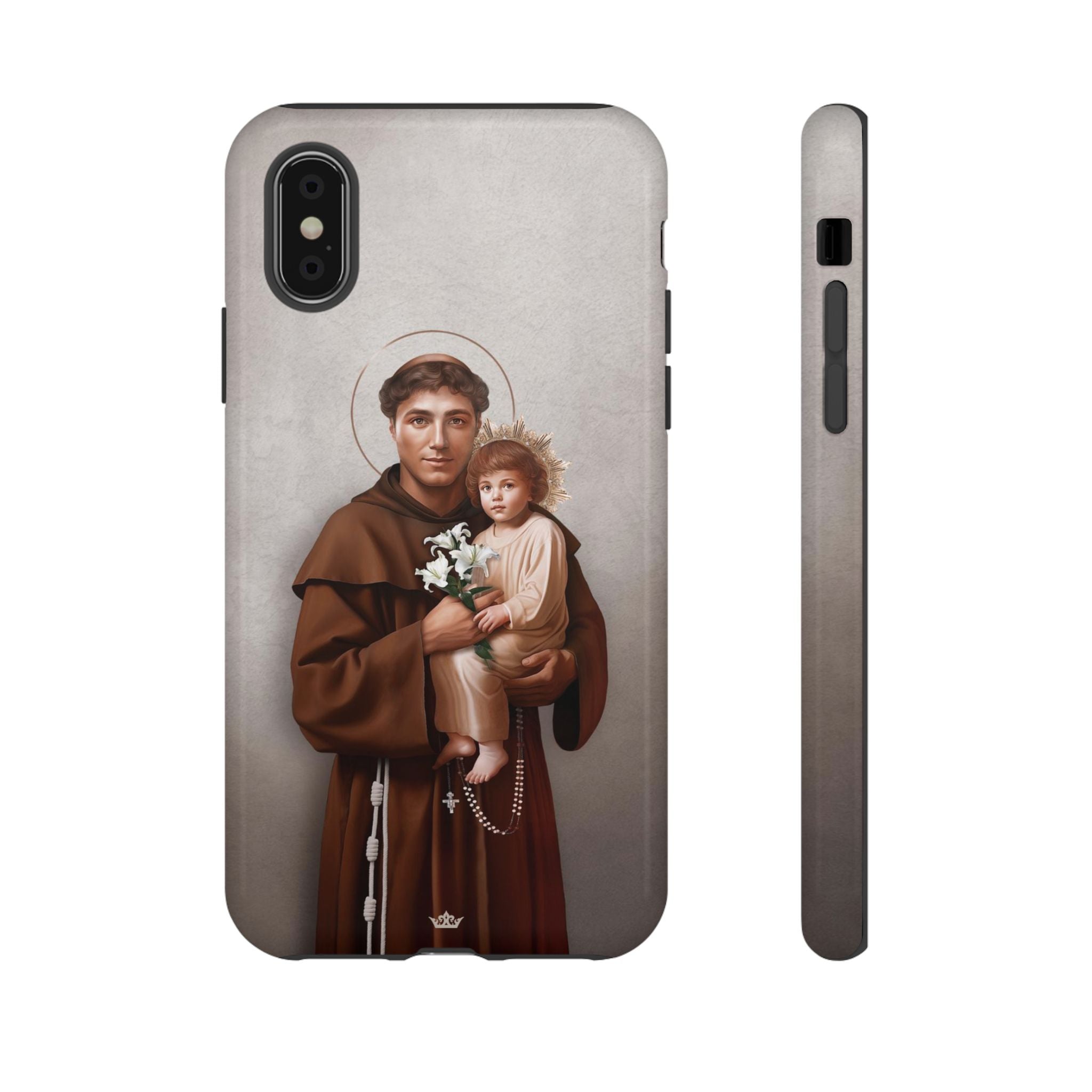 St. Anthony of Padua Hard Phone Case (Light)