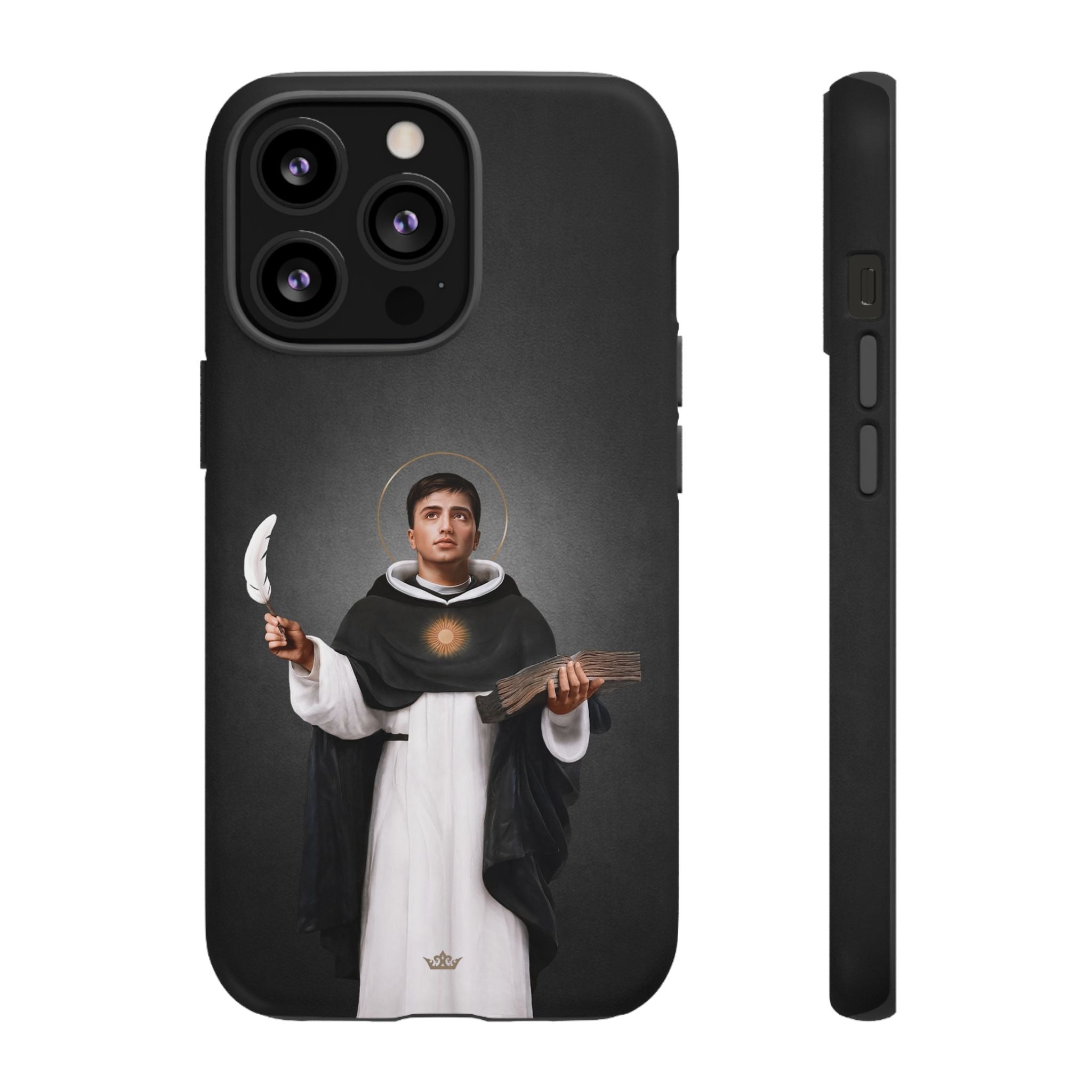 St. Thomas Aquinas Hard Phone Case (Dark)