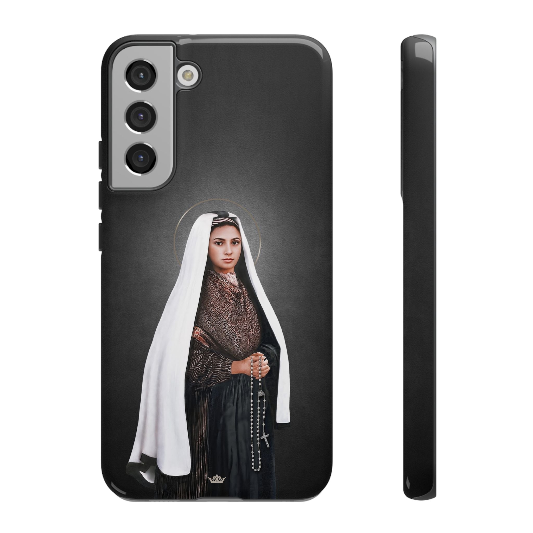 St. Bernadette Hard Phone Case (Dark)