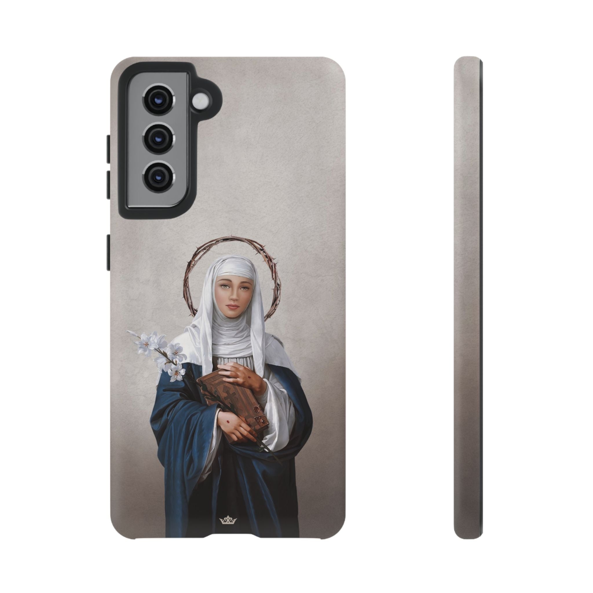 St. Catherine of Siena Hard Phone Case (Light)