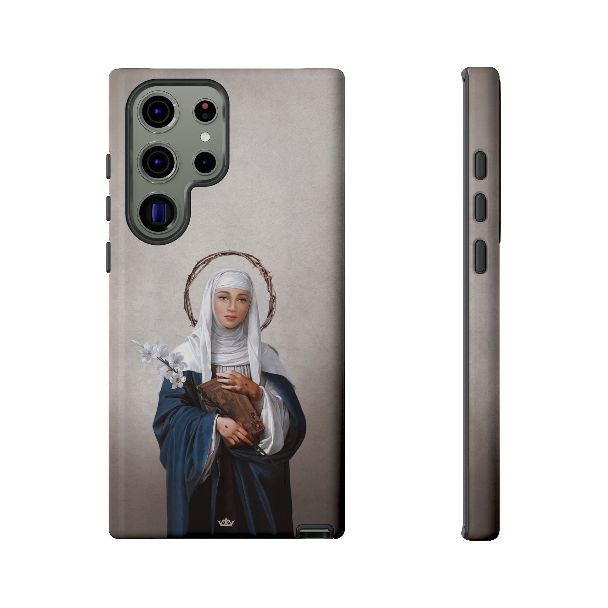 St. Catherine of Siena Hard Phone Case (Light)