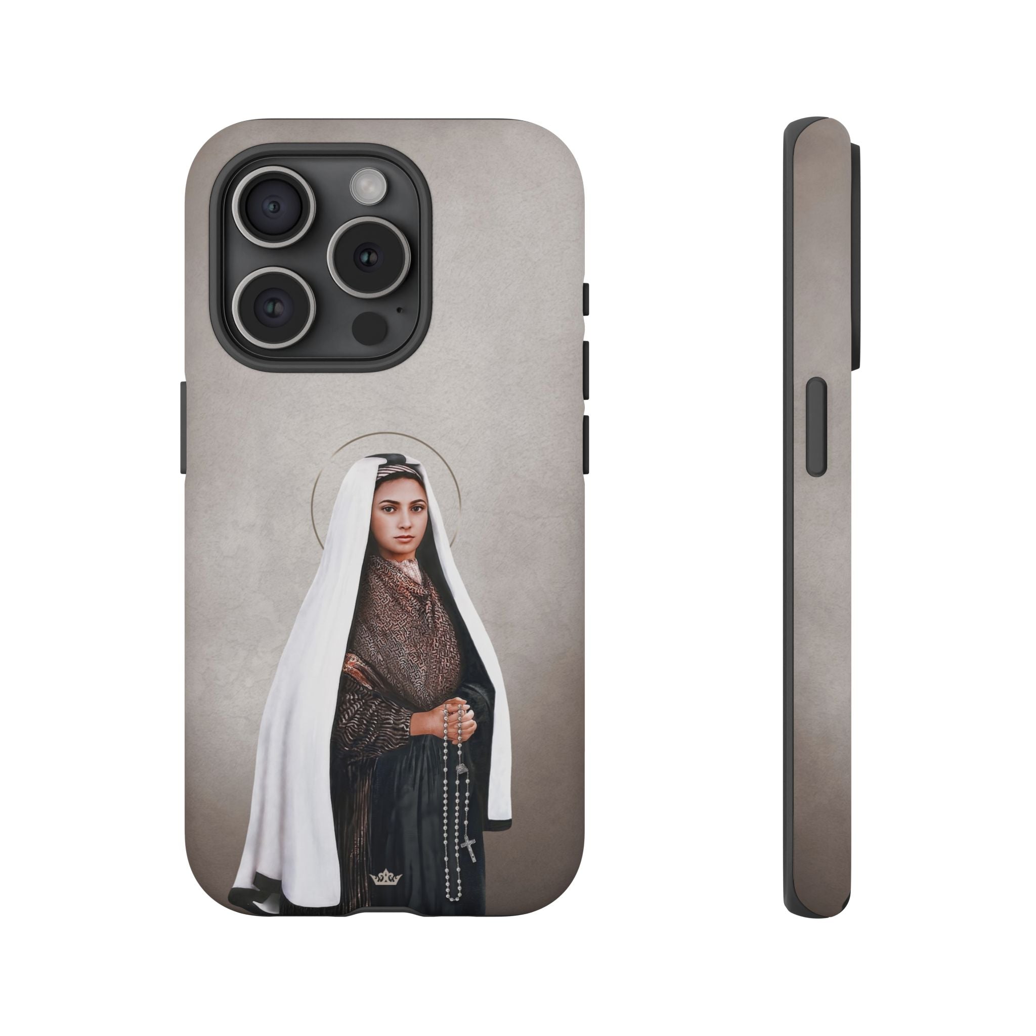 St. Bernadette Hard Phone Case (Light)