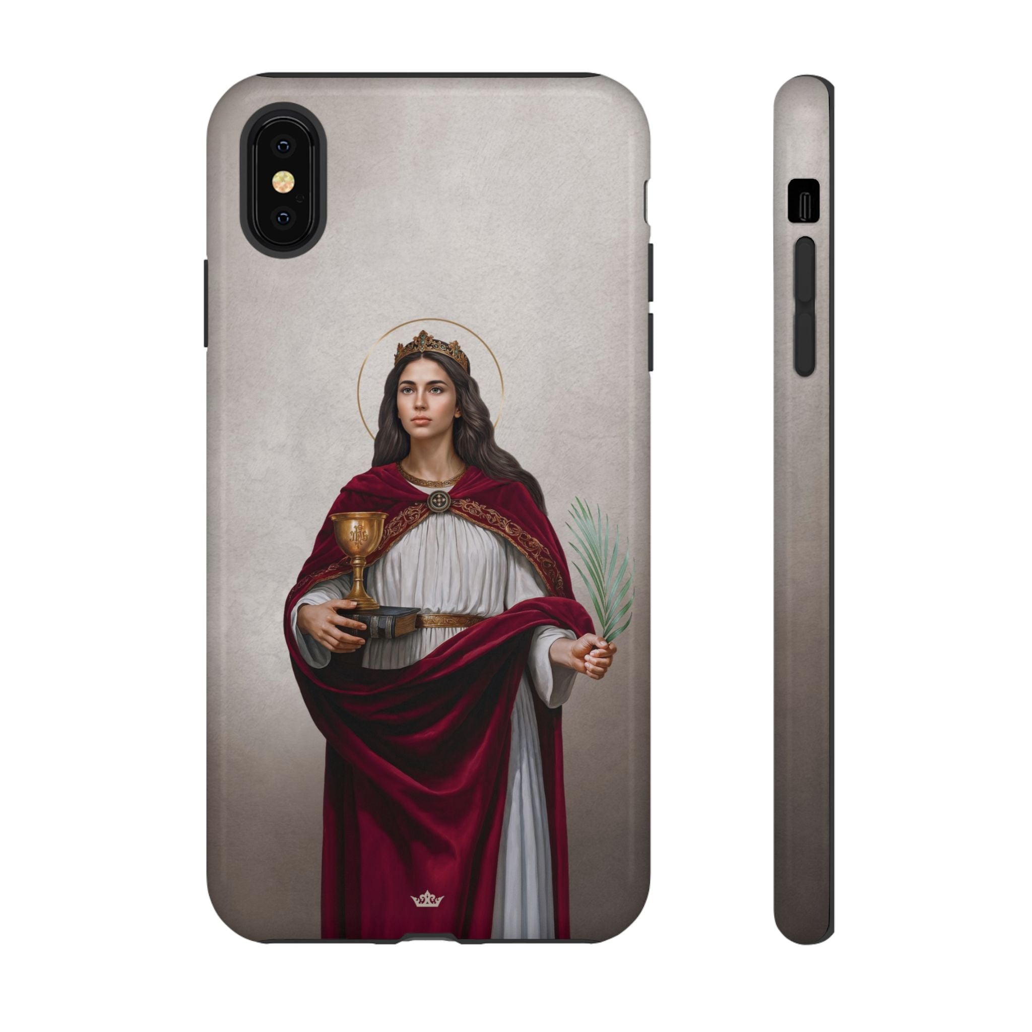 St. Barbara Hard Phone Case (Light)