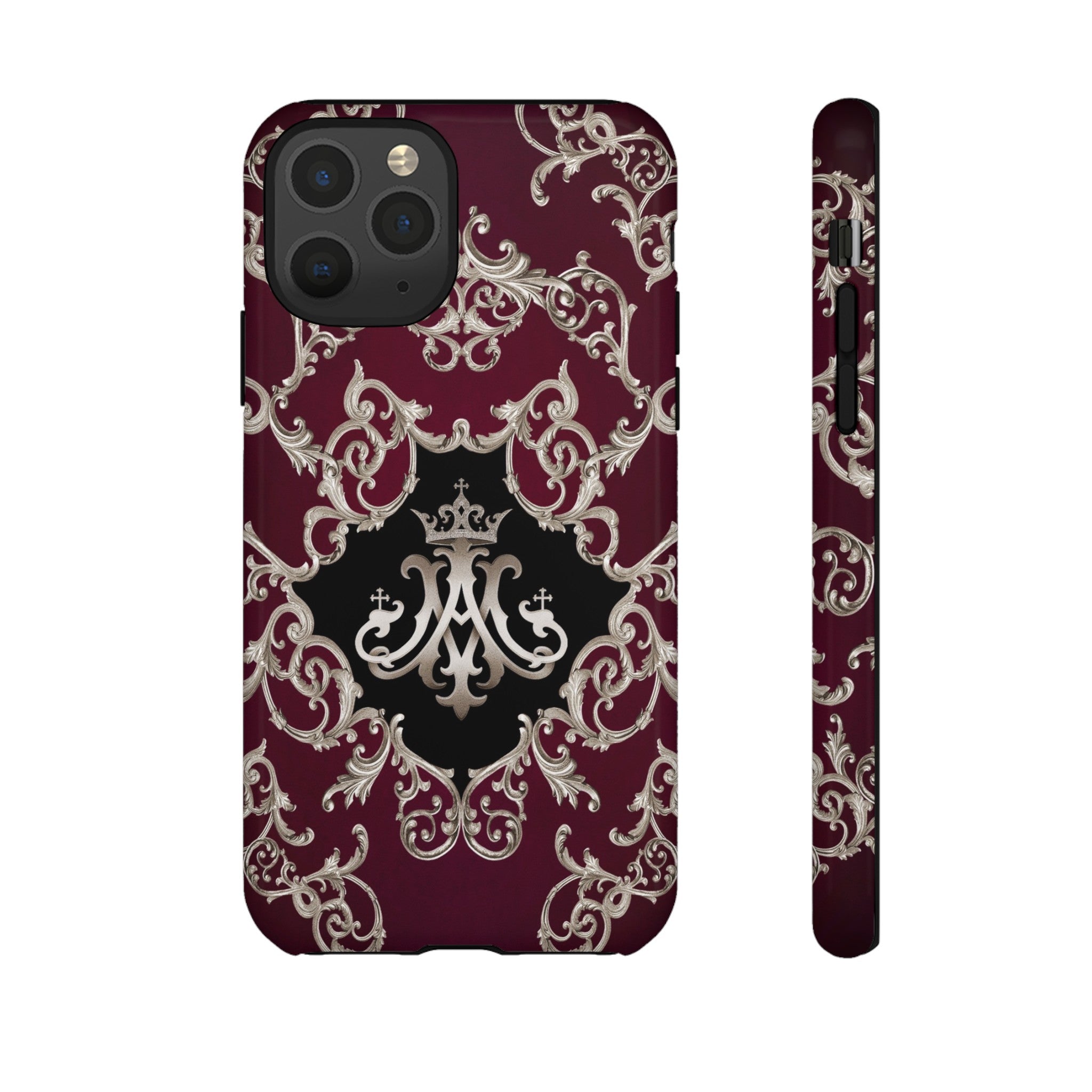 Ave Maria Hard Phone Case (Baroque Mahogany)