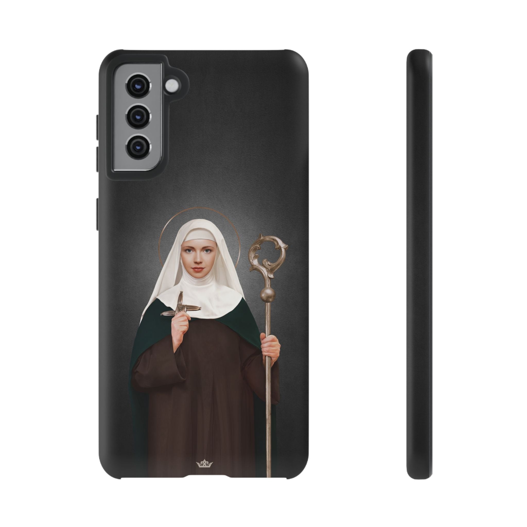 St. Brigid of Ireland Hard Phone Case (Dark)