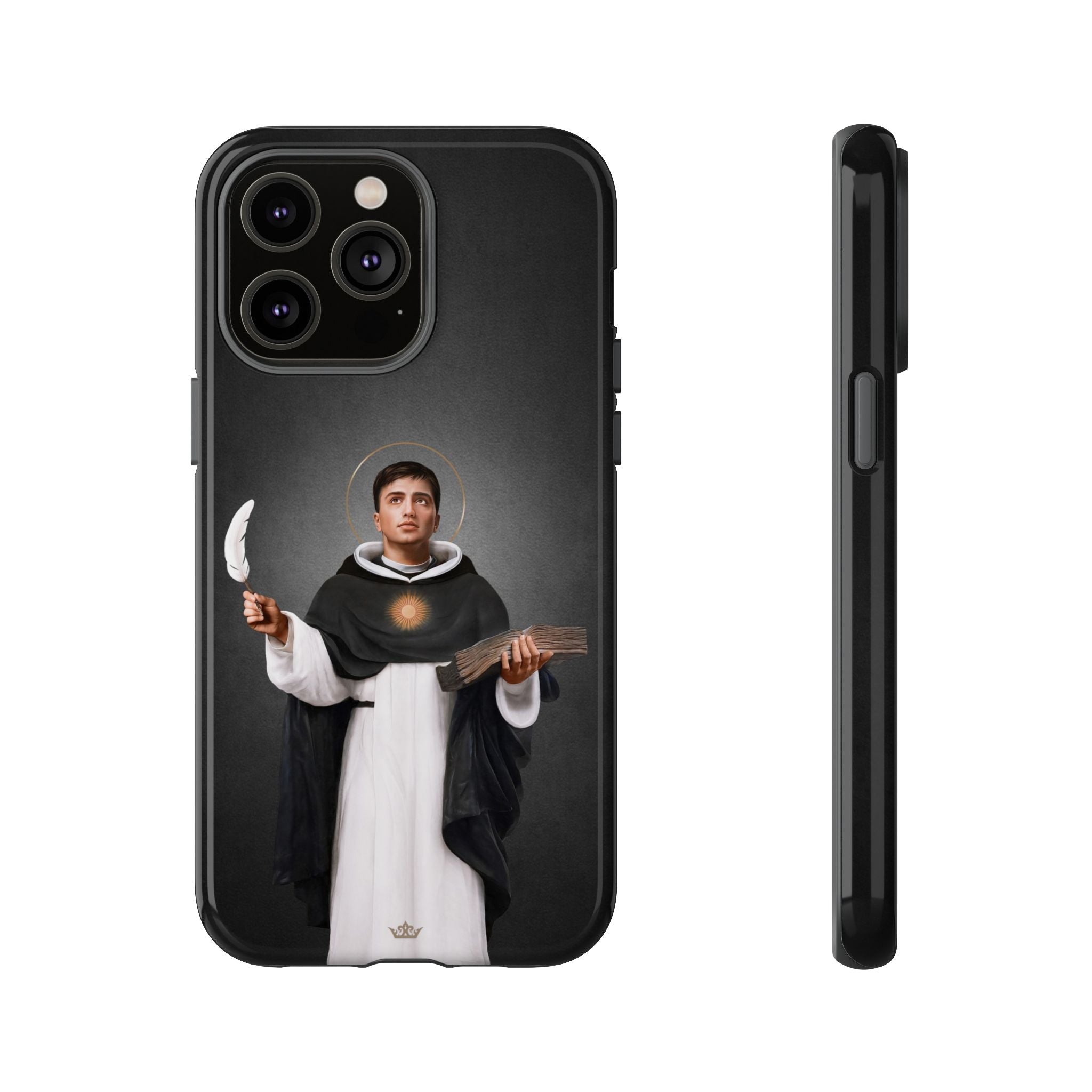 St. Thomas Aquinas Hard Phone Case (Dark)