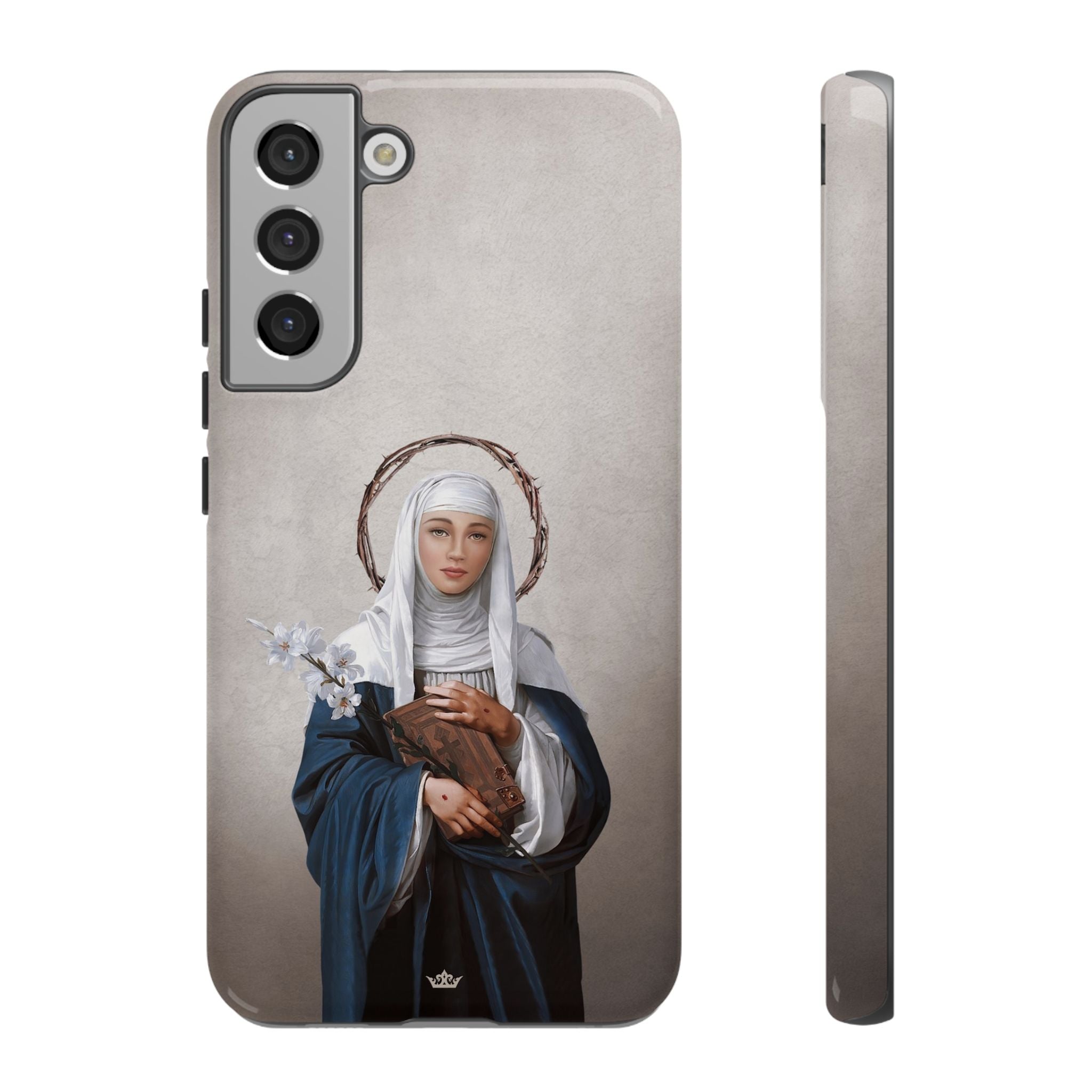 St. Catherine of Siena Hard Phone Case (Light)