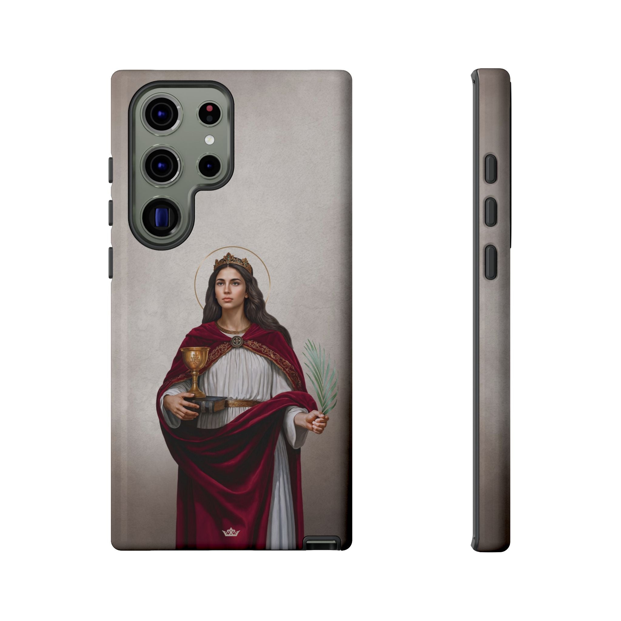 St. Barbara Hard Phone Case (Light)