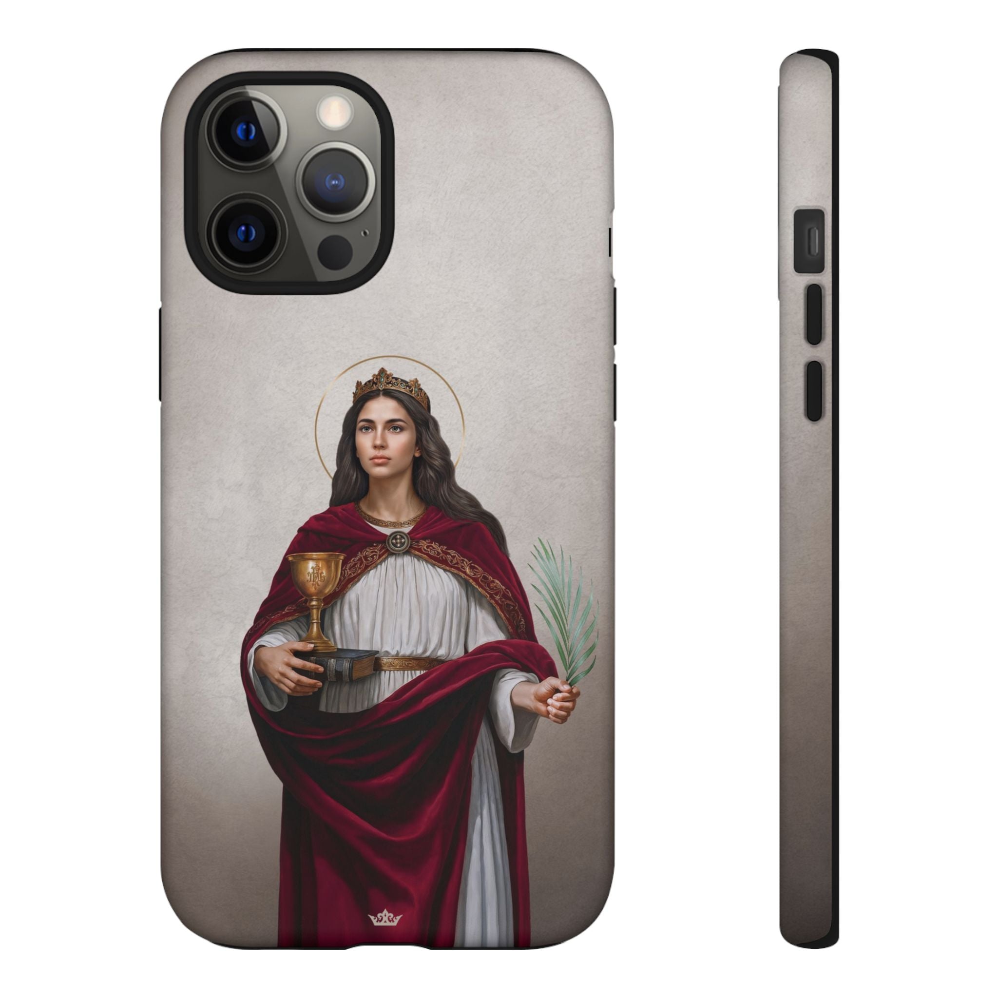 St. Barbara Hard Phone Case (Light)