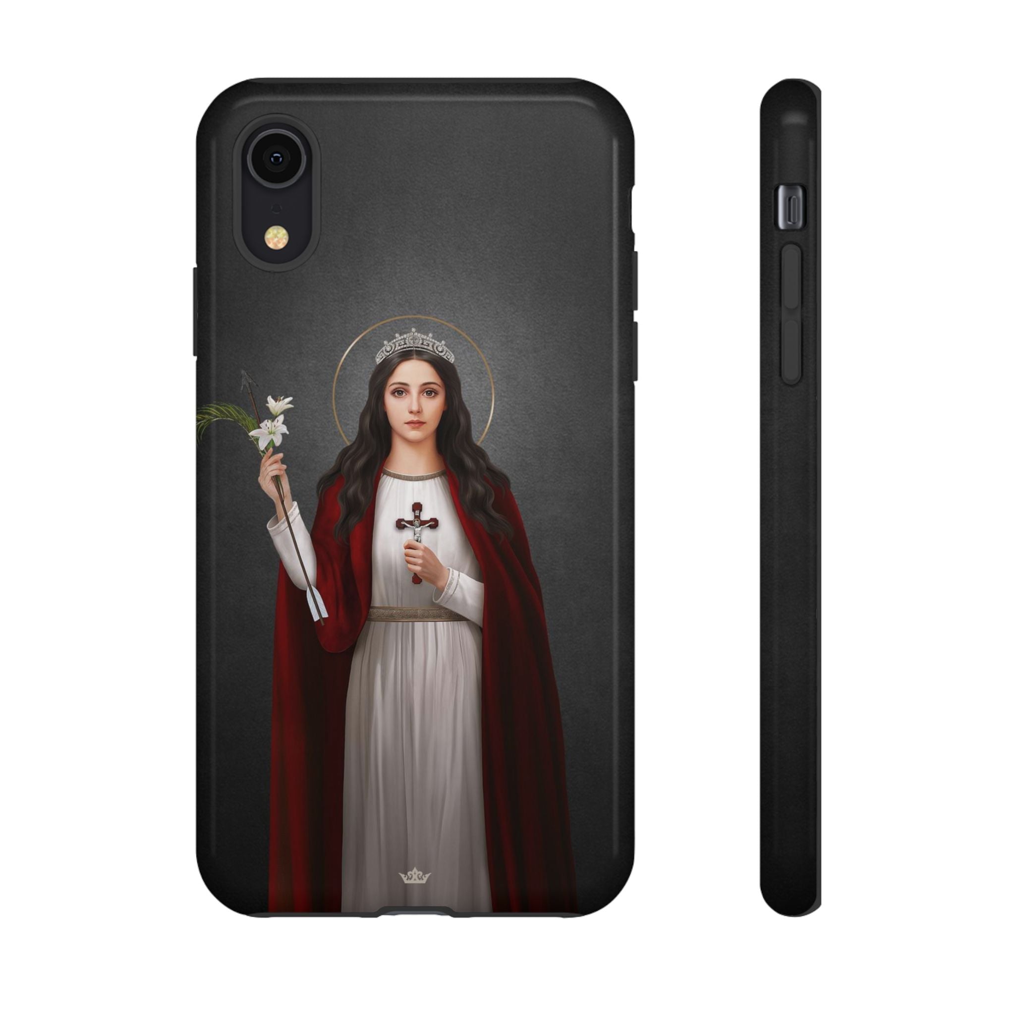 St. Philomena Hard Phone Case (Dark)