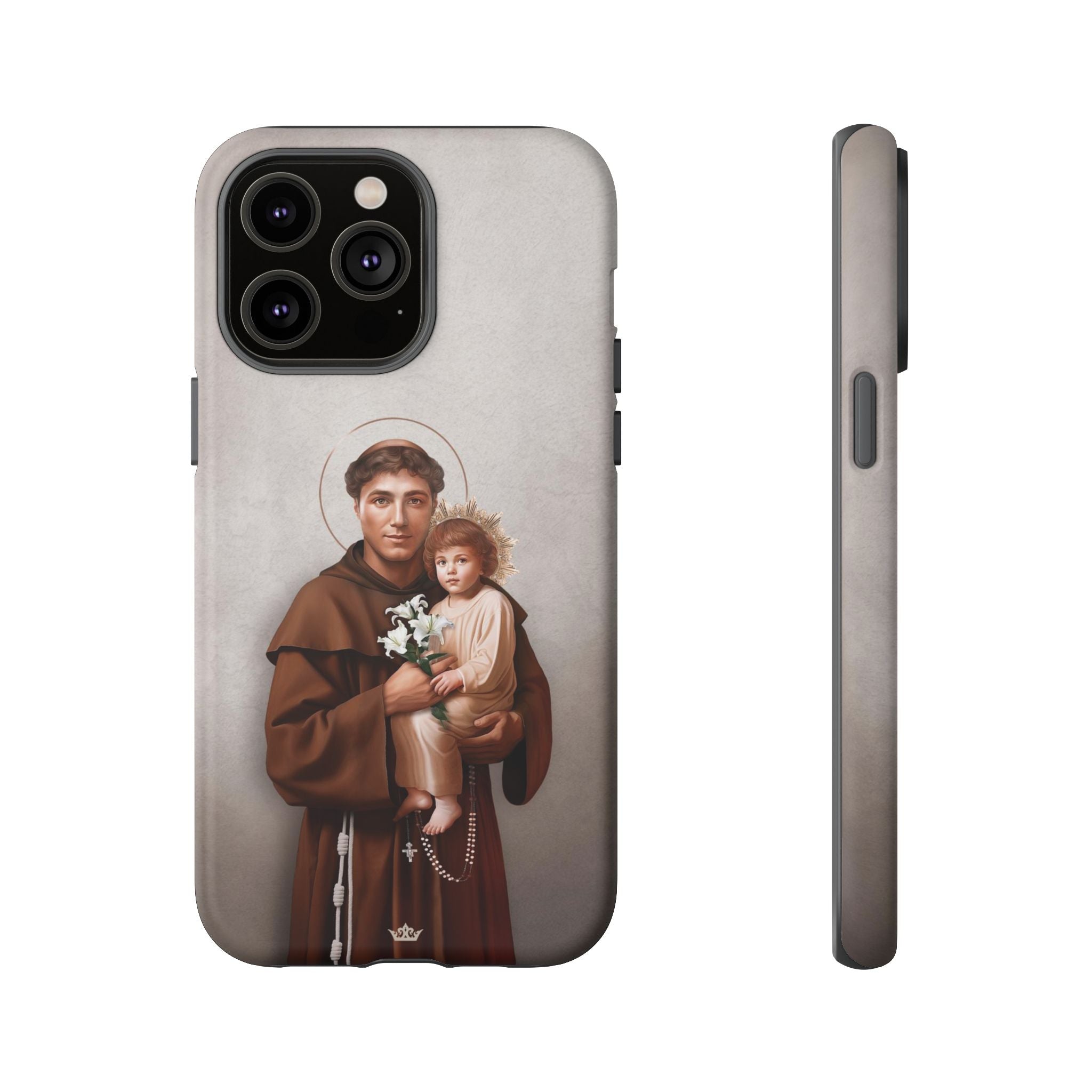 St. Anthony of Padua Hard Phone Case (Light)